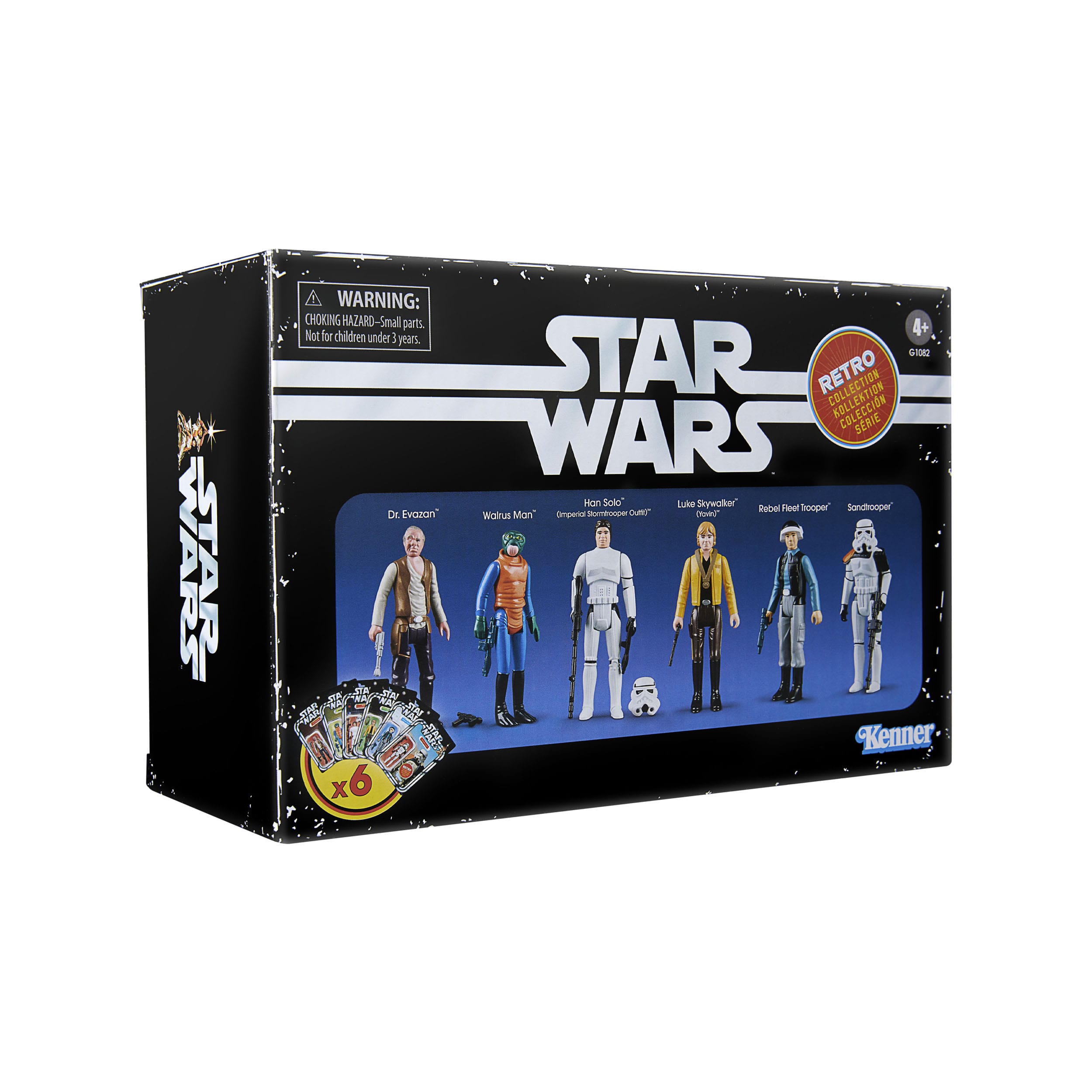 Star Wars Retro Collection: Episode IV 6-Pack - 10 cm-Actionfiguren-Hasbro-Mighty Underground