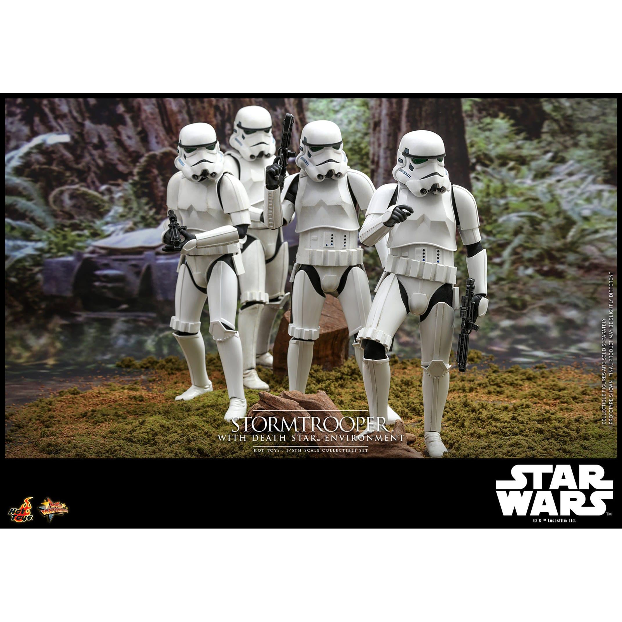 Star Wars: Stormtrooper with Death Star Environment 1/6-Actionfiguren-Hot Toys-Mighty Underground