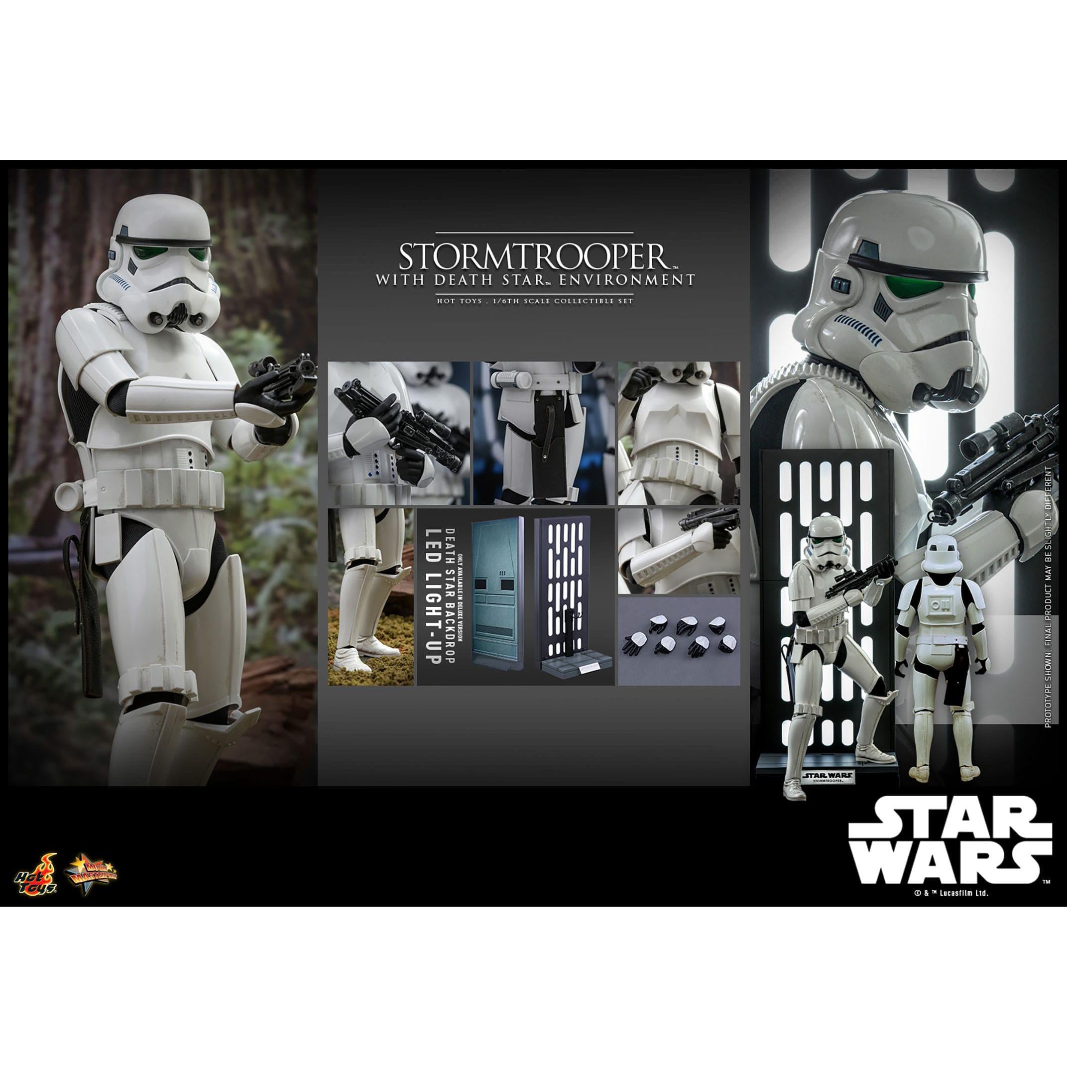 Star Wars: Stormtrooper with Death Star Environment 1/6-Actionfiguren-Hot Toys-Mighty Underground