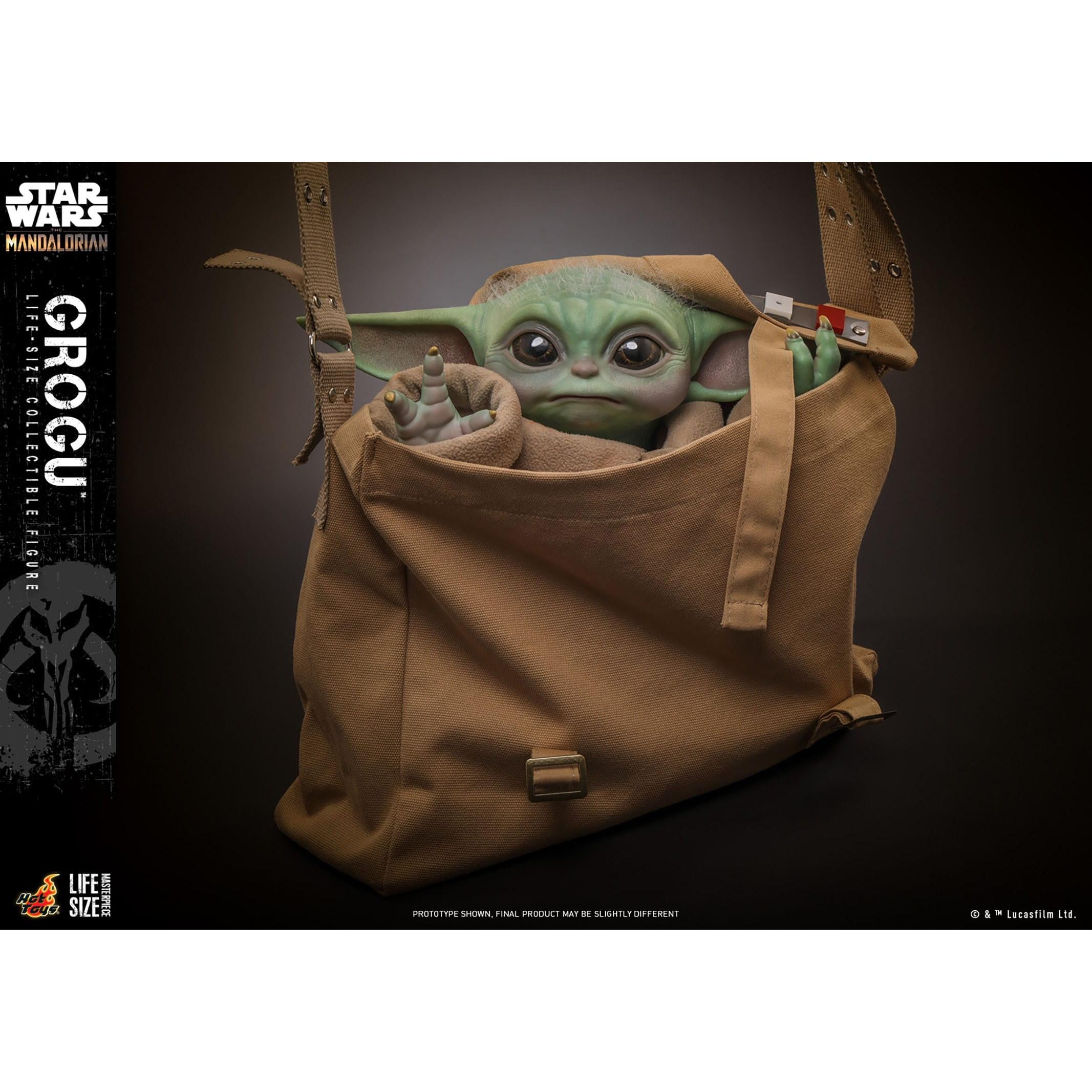 Star Wars: The Mandalorian - Grogu - Life Sized Figure-Actionfiguren-Hot Toys-Mighty Underground