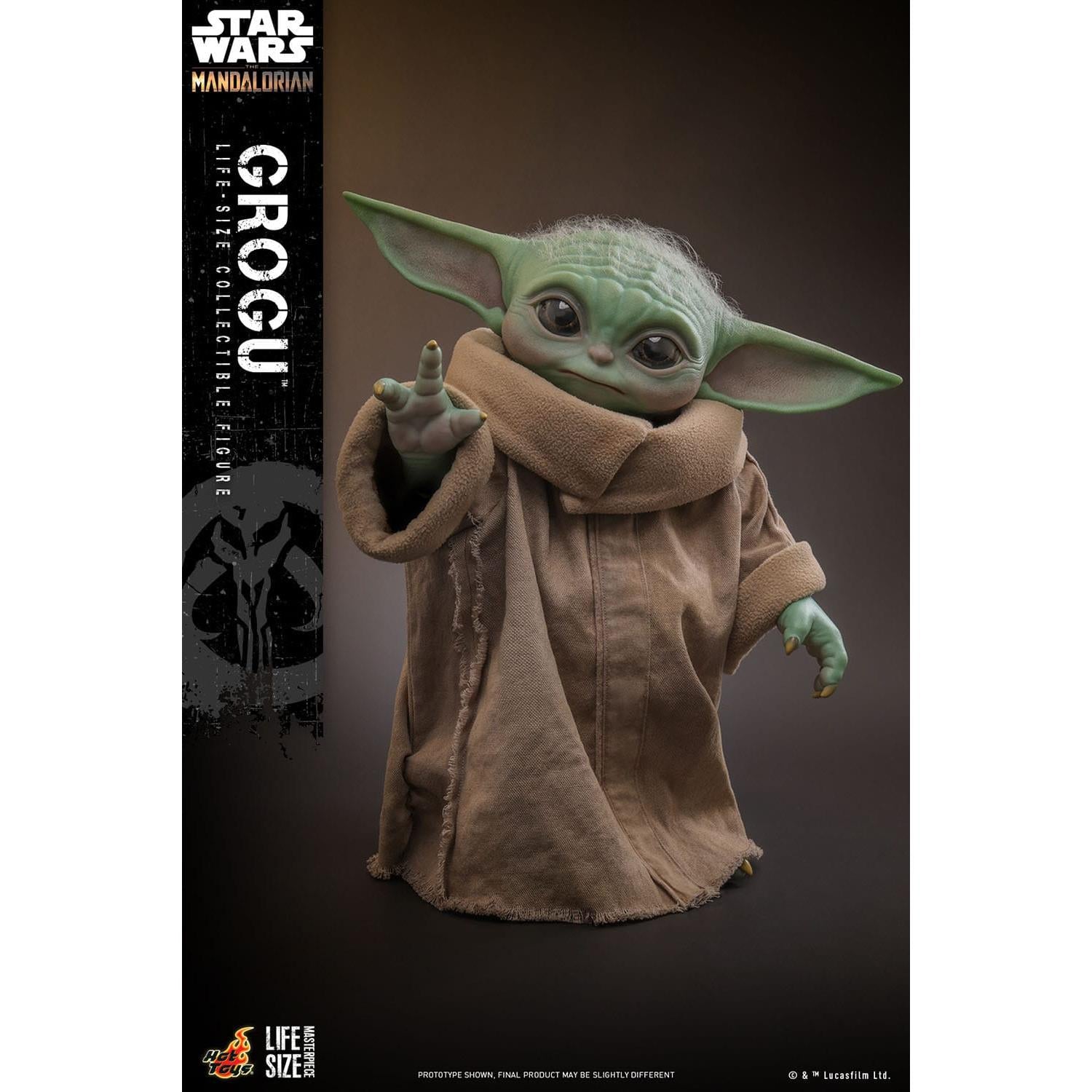 Star Wars: The Mandalorian - Grogu - Life Sized Figure-Actionfiguren-Hot Toys-Mighty Underground