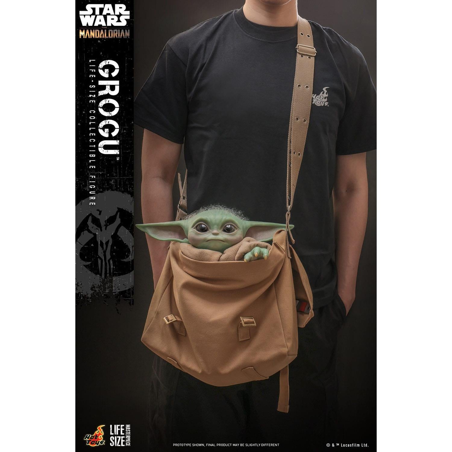 Star Wars: The Mandalorian - Grogu - Life Sized Figure-Actionfiguren-Hot Toys-Mighty Underground