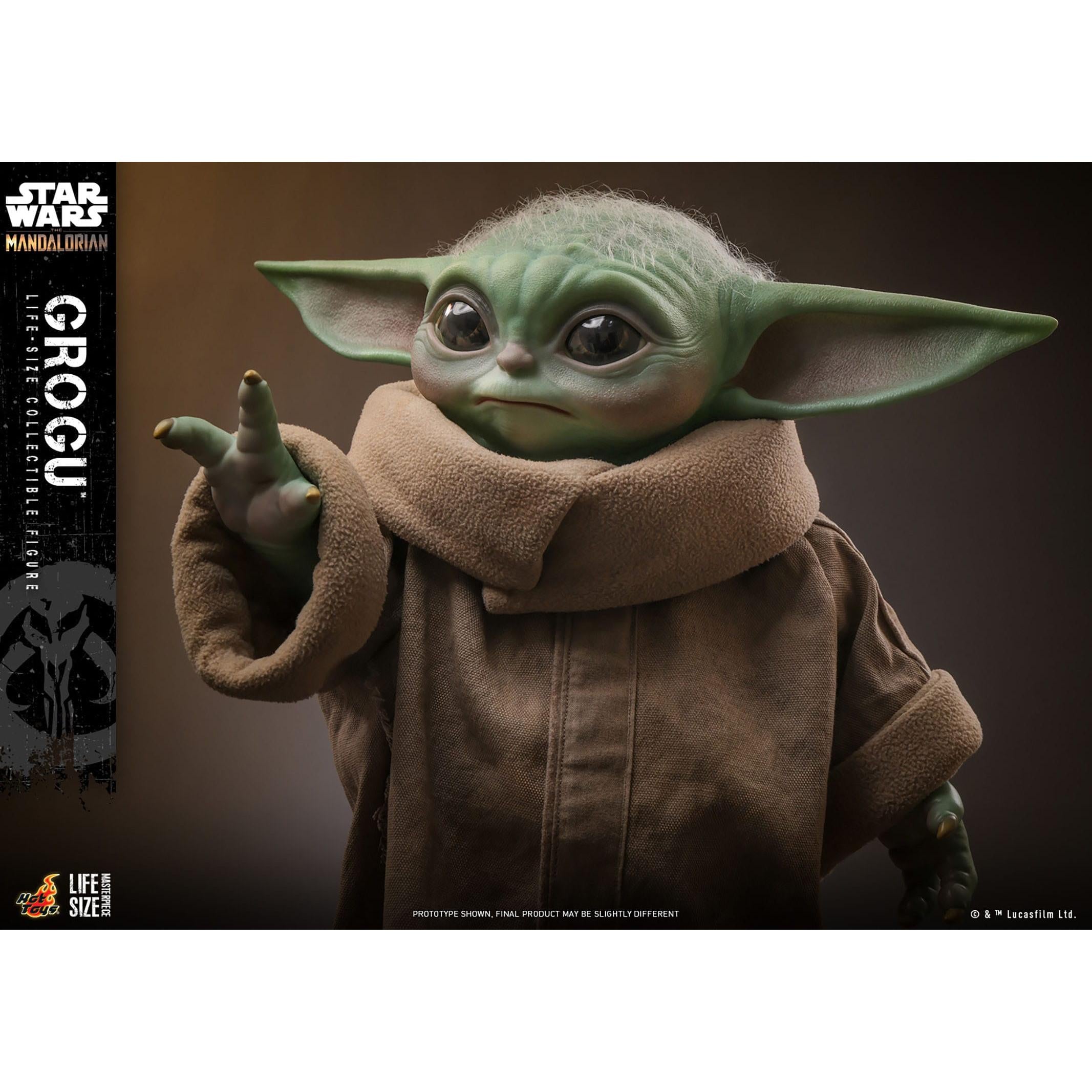 Star Wars: The Mandalorian - Grogu - Life Sized Figure-Actionfiguren-Hot Toys-Mighty Underground