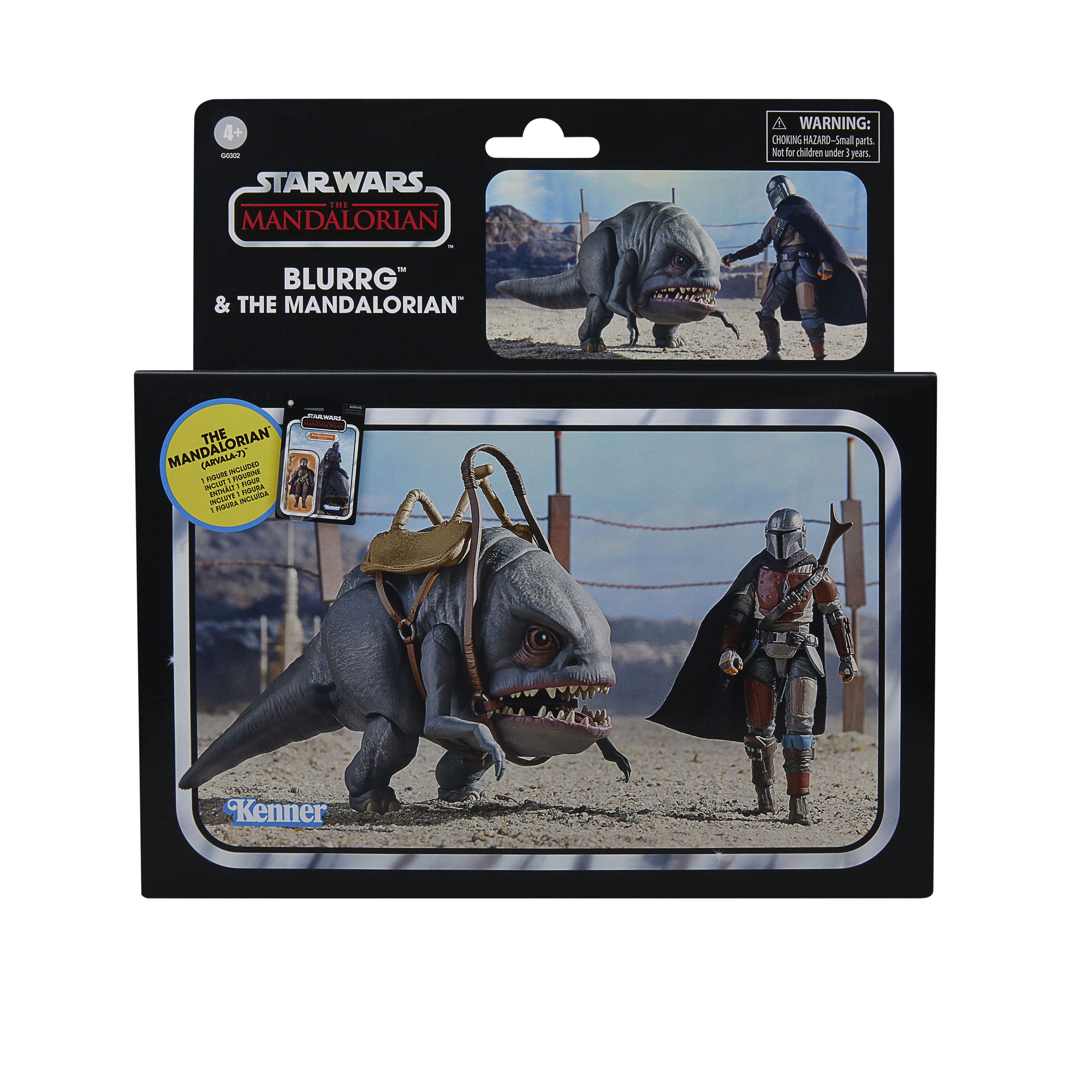 Star Wars Vintage Collection: Blurrg & Mandalorian (The Mandalorian) - 10 cm-Actionfiguren-Hasbro-Mighty Underground