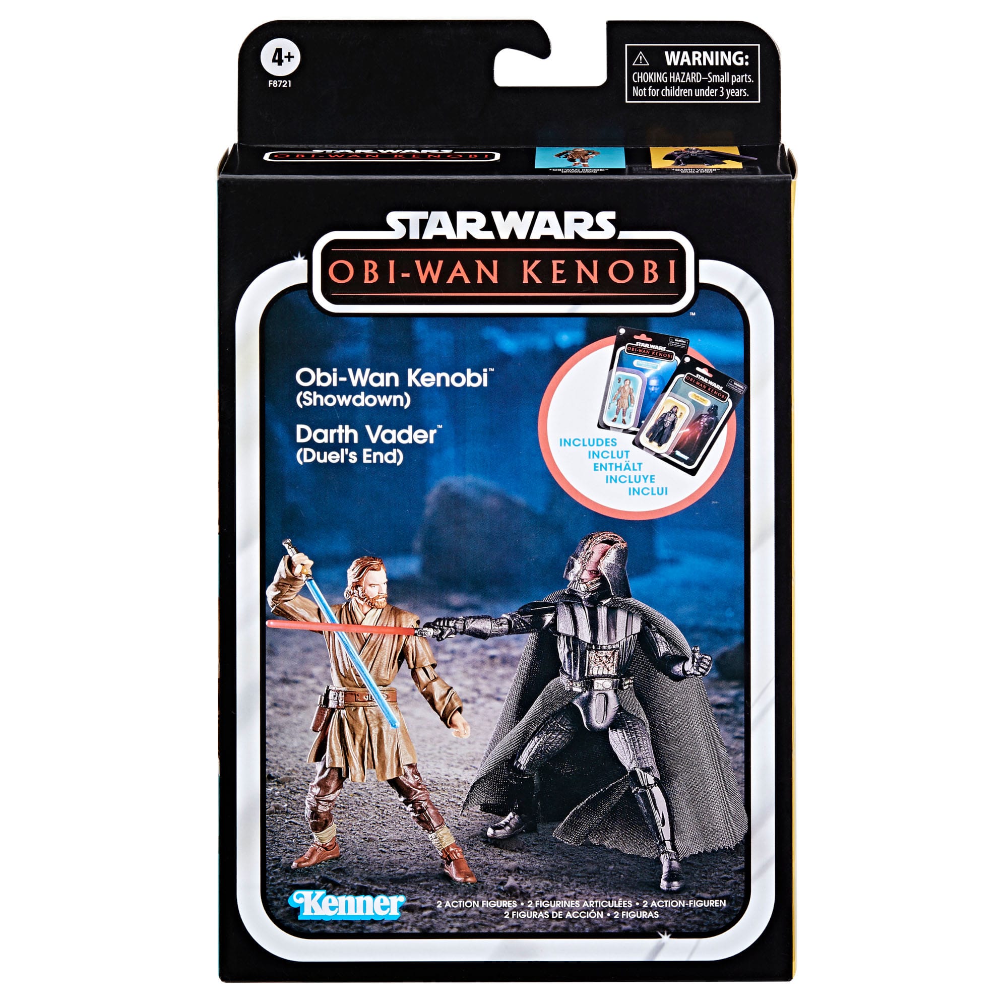 Star Wars Vintage Collection: Darth Vader & Obi-Wan Kenobi (Showdown) - 2-Pack 10 cm-Actionfiguren-Hasbro-Mighty Underground