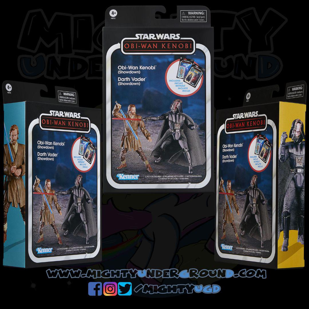 Star Wars Vintage Collection: Darth Vader & Obi-Wan Kenobi (Showdown) - 2-Pack 10 cm-Actionfiguren-Hasbro-Mighty Underground