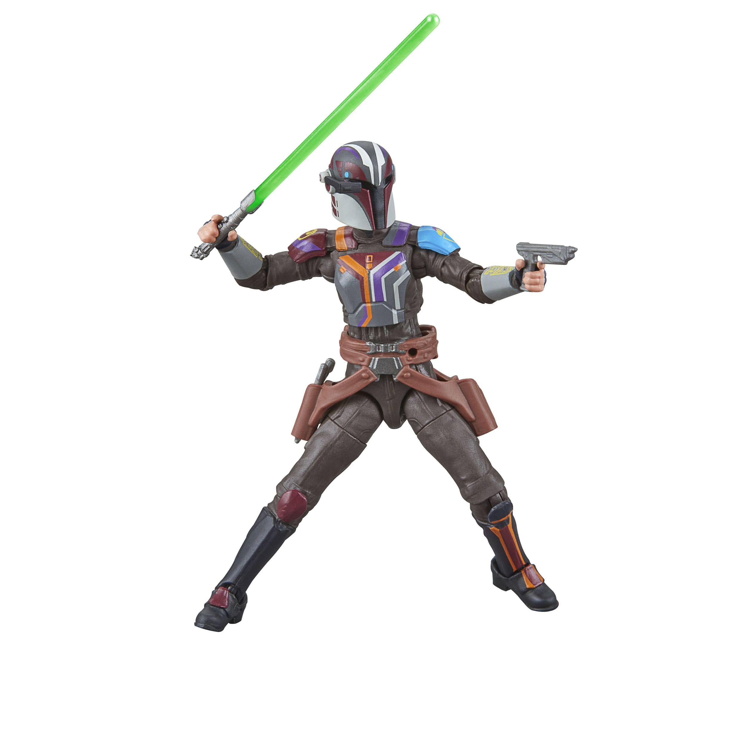 Star Wars Retro Collection Ahsoka Tano Actionfigur – 9,5 Cm Groß, Mit 2 Lichtschwertern, Ab 4 Jahren