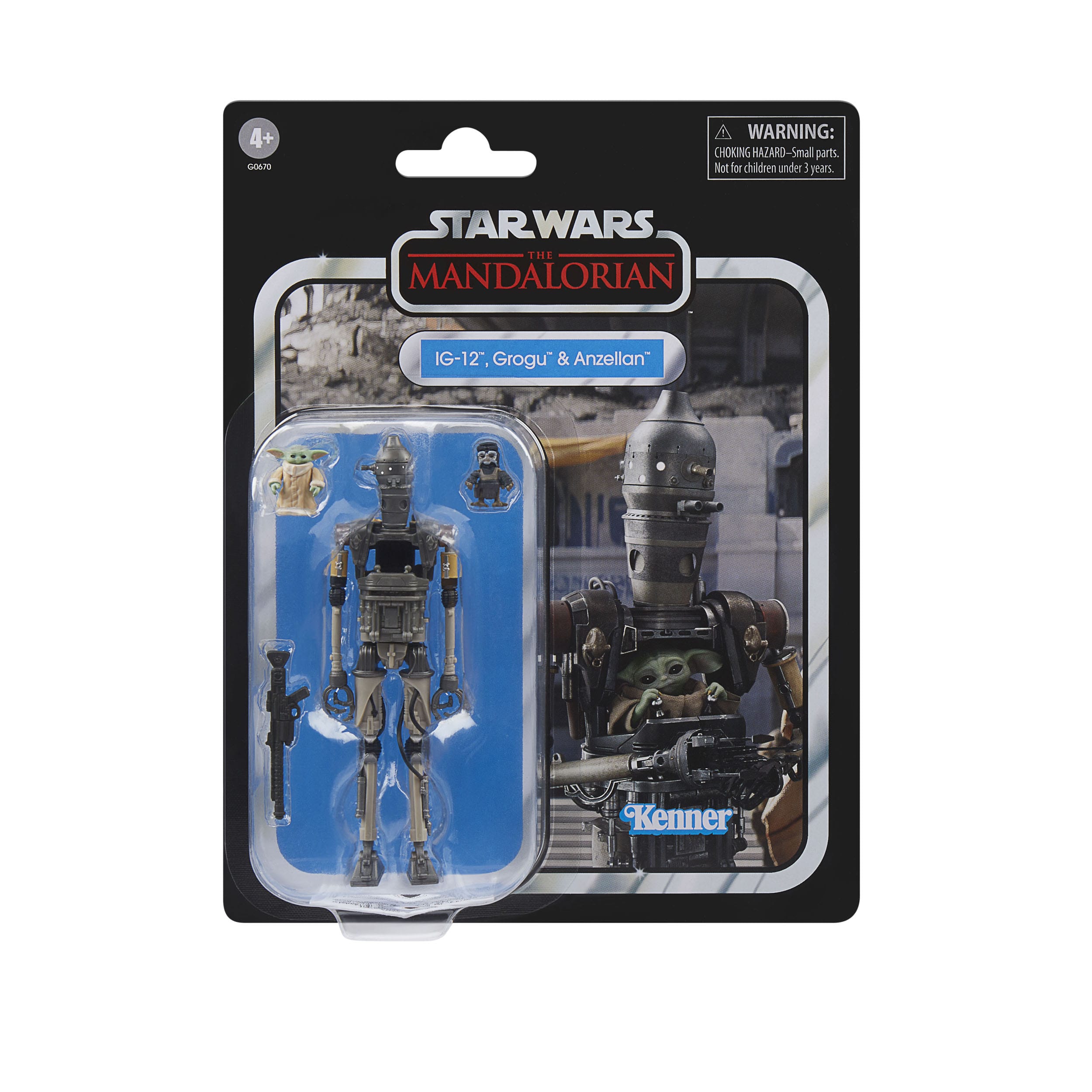 Star Wars Vintage Collection: IG-12, Grogu & Anzellan-Actionfiguren-Hasbro-Mighty Underground