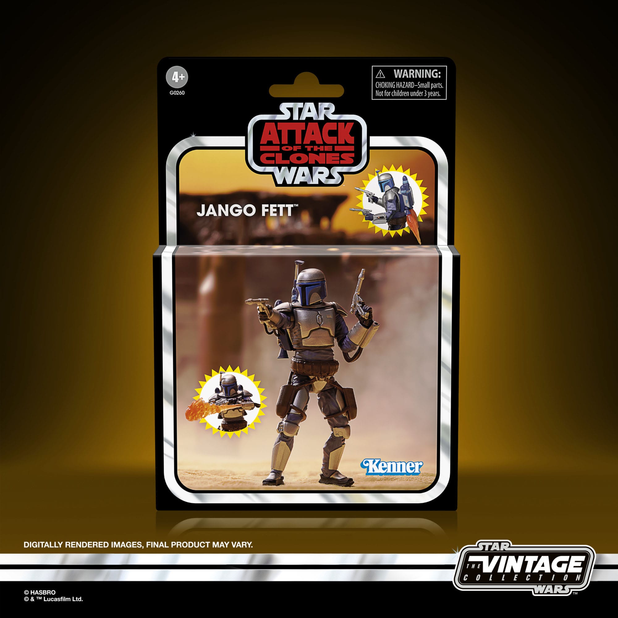 Star Wars Vintage Collection: Jango Fett (Ep II) - 10 cm-Actionfiguren-Hasbro-Mighty Underground