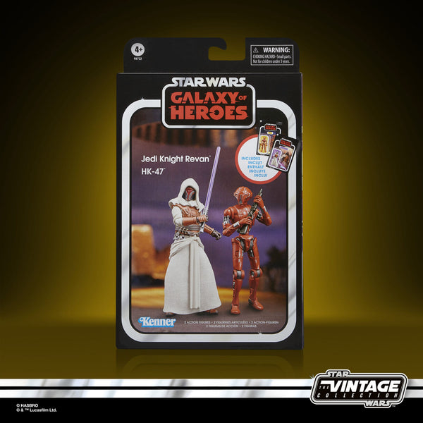 Star Wars Vintage Collection: Jedi Knight Revan & HK-47 (Galaxy of Heroes) - 10 cm 2-Pack-Actionfiguren-Hasbro-Mighty Underground