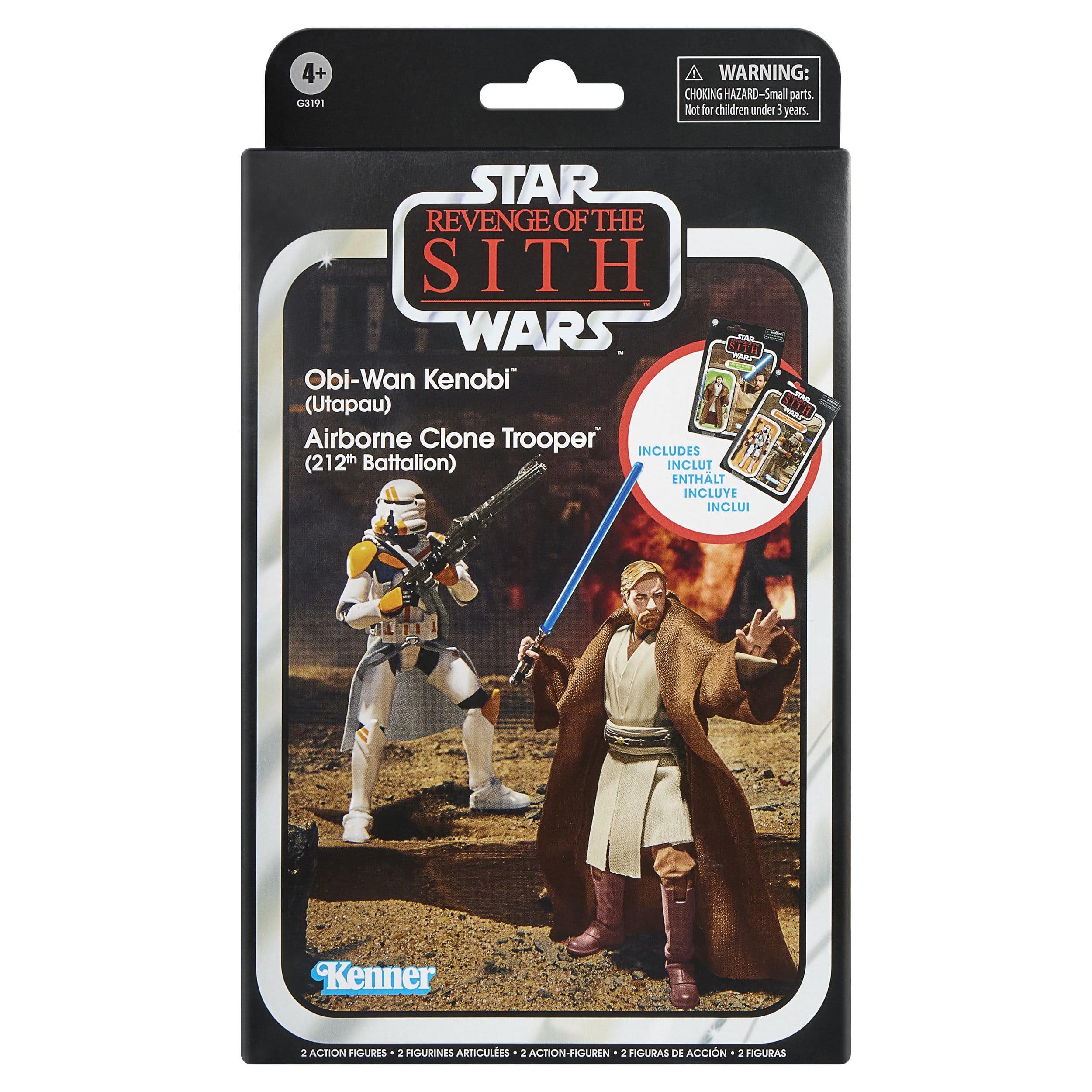 Star Wars Vintage Collection: Obi-Wan Kenobi & Airborne Clone Trooper (Ep III) 2-Pack - 10 cm-Actionfiguren-Hasbro-Mighty Underground