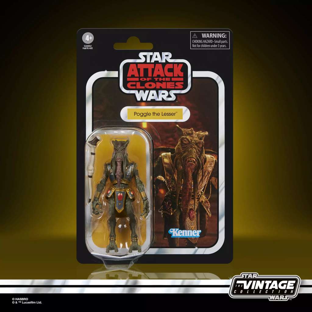 Star Wars Vintage Collection: Poggle the Lesser (Attack of the Clones) - 10 cm-Actionfiguren-Hasbro-Mighty Underground