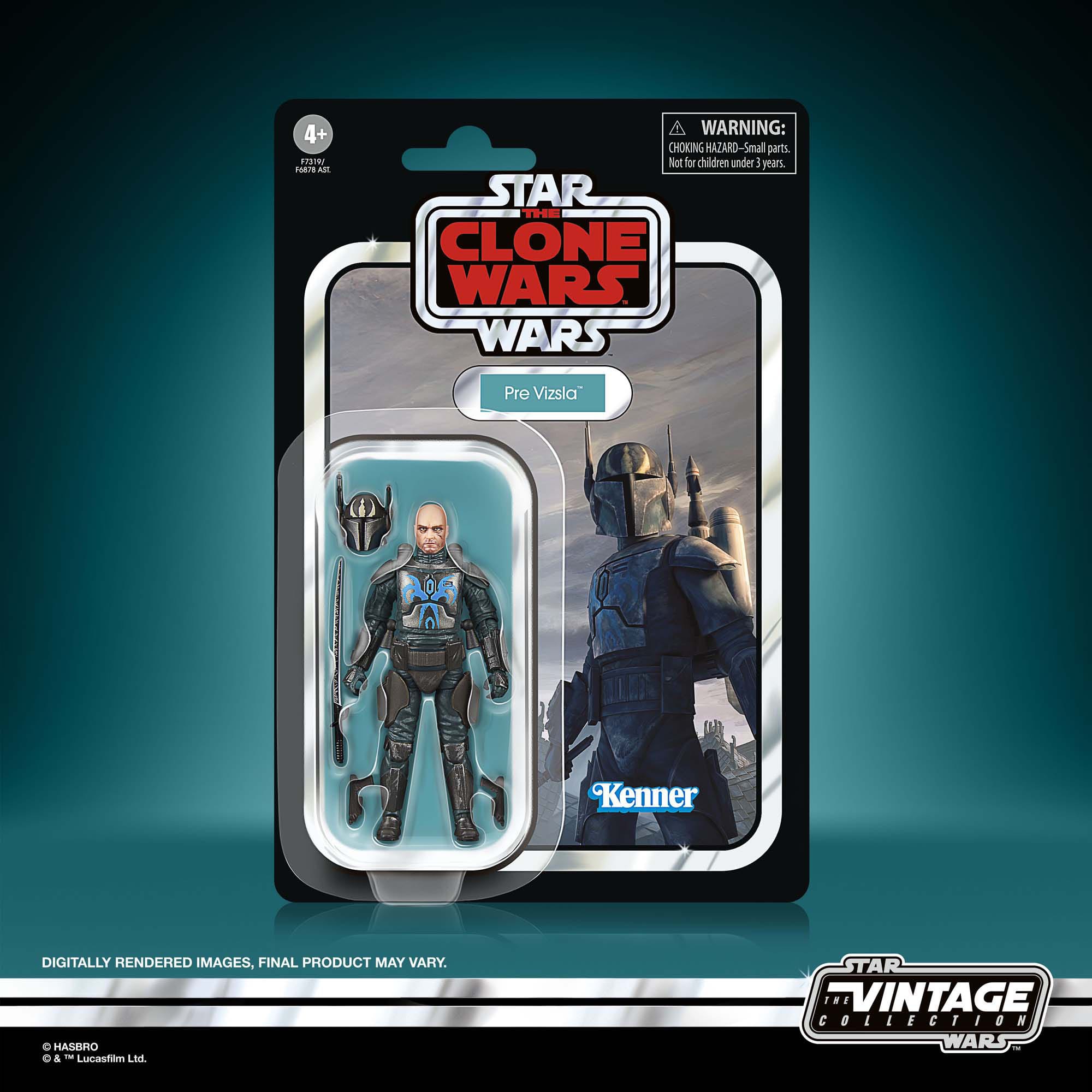 Star Wars Vintage Collection: Pre Vizsla (The Clone Wars) - 10 cm-Actionfiguren-Hasbro-Mighty Underground