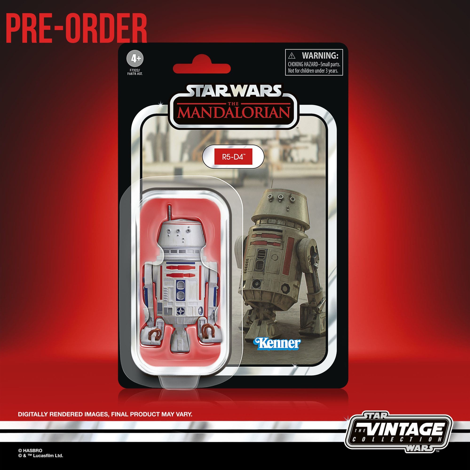 Star Wars Vintage Collection: R5-D4 (The Mandalorian) - 10 cm-Actionfiguren-Hasbro-Mighty Underground