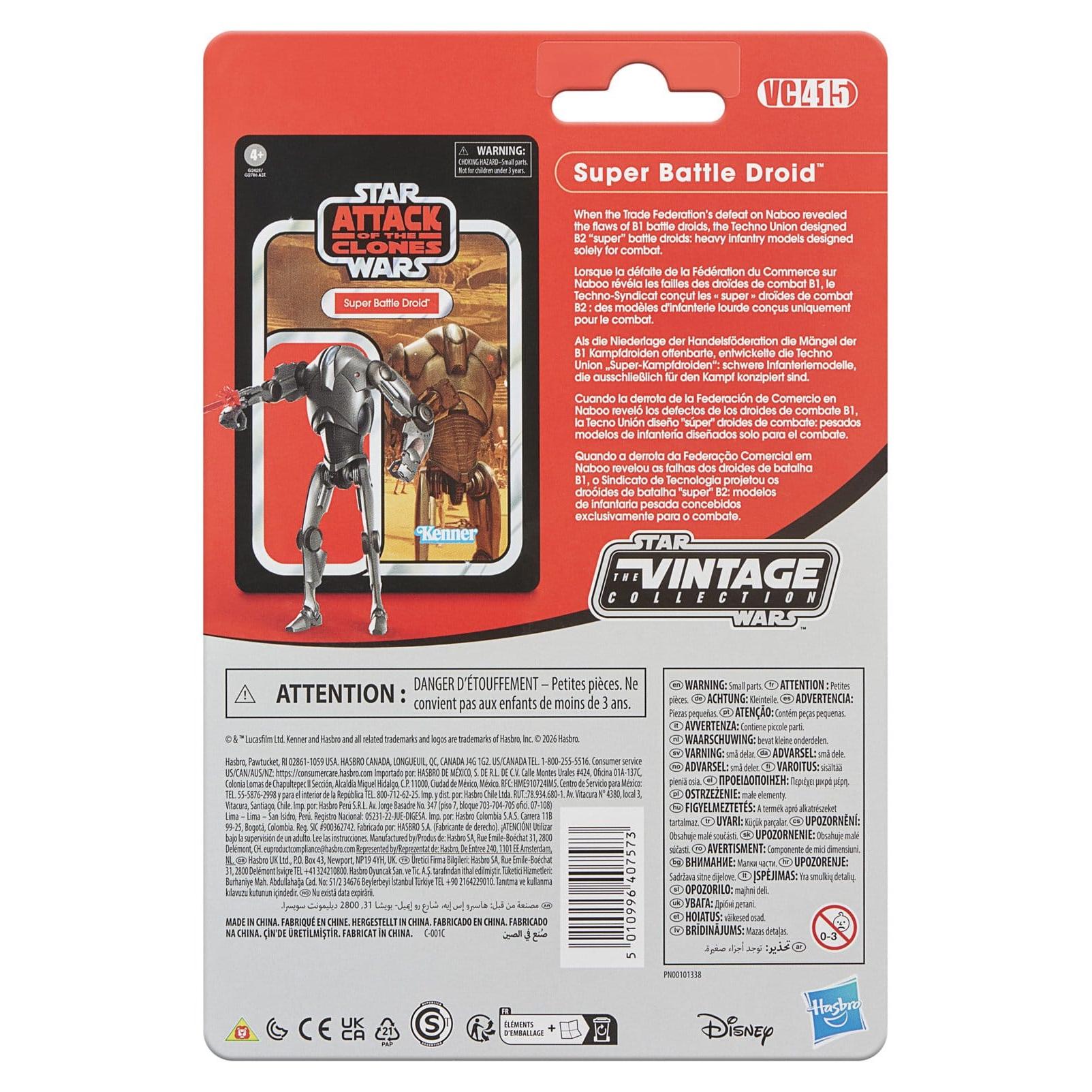 Star Wars Vintage Collection: Super Battle Droid (Attack of the Clones) - 10 cm-Actionfiguren-Hasbro-Mighty Underground