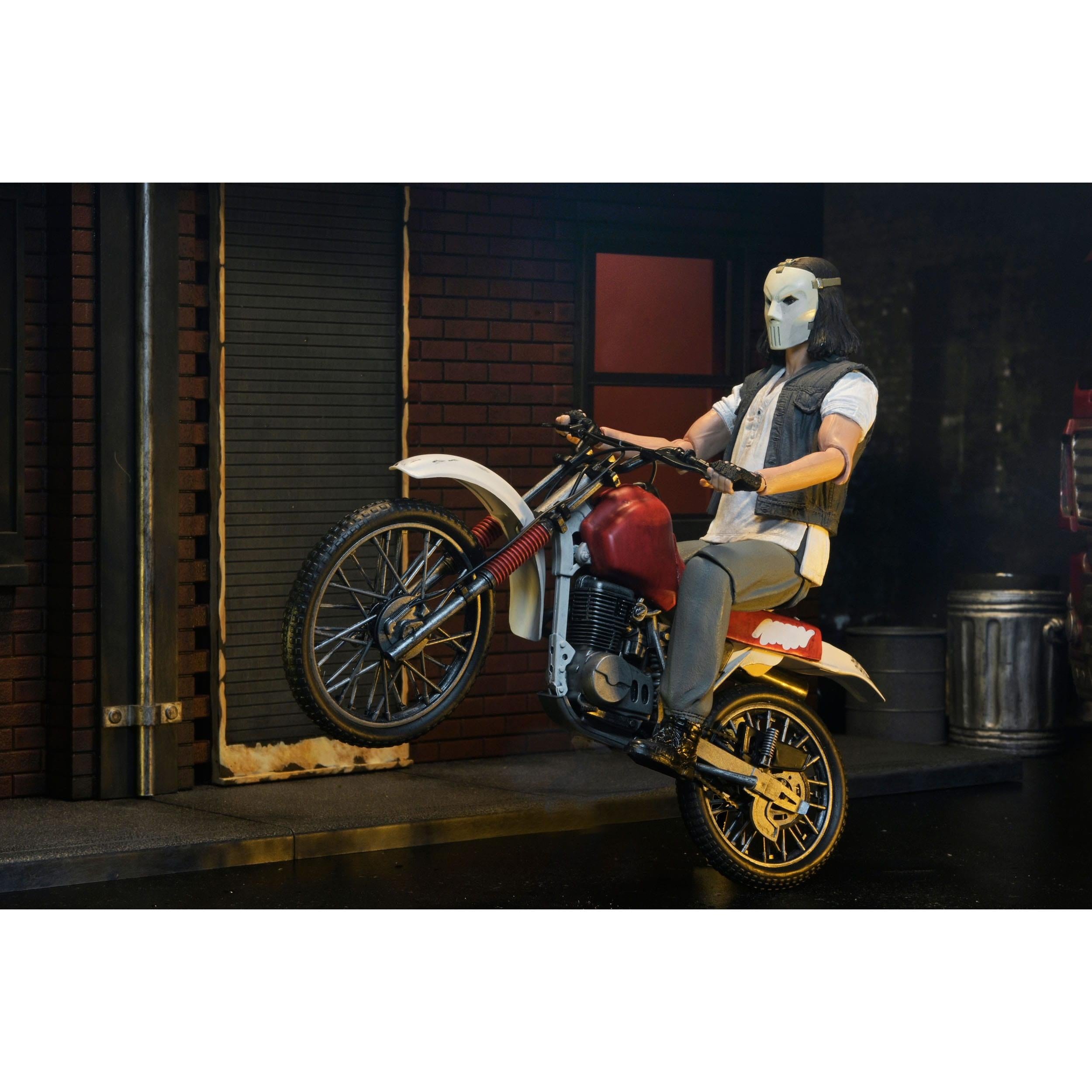 TMNT (1990): Casey Jones with Dirt Bike-Actionfiguren-NECA-Mighty Underground