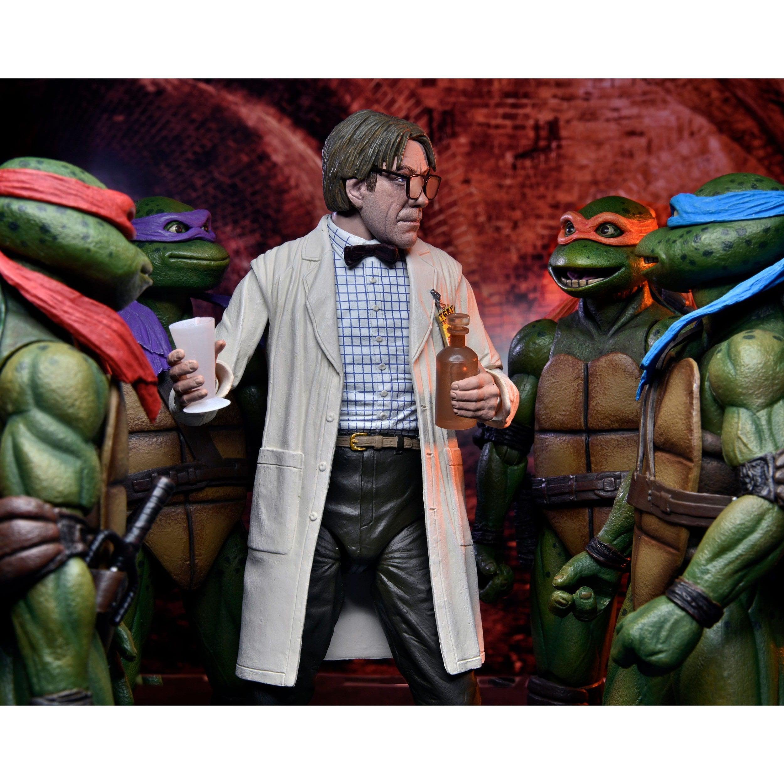 TMNT 2: Secret of the Ooze - Lab Coat and Hazmat Suit Professor Perry 2-Pack-Actionfiguren-NECA-Mighty Underground