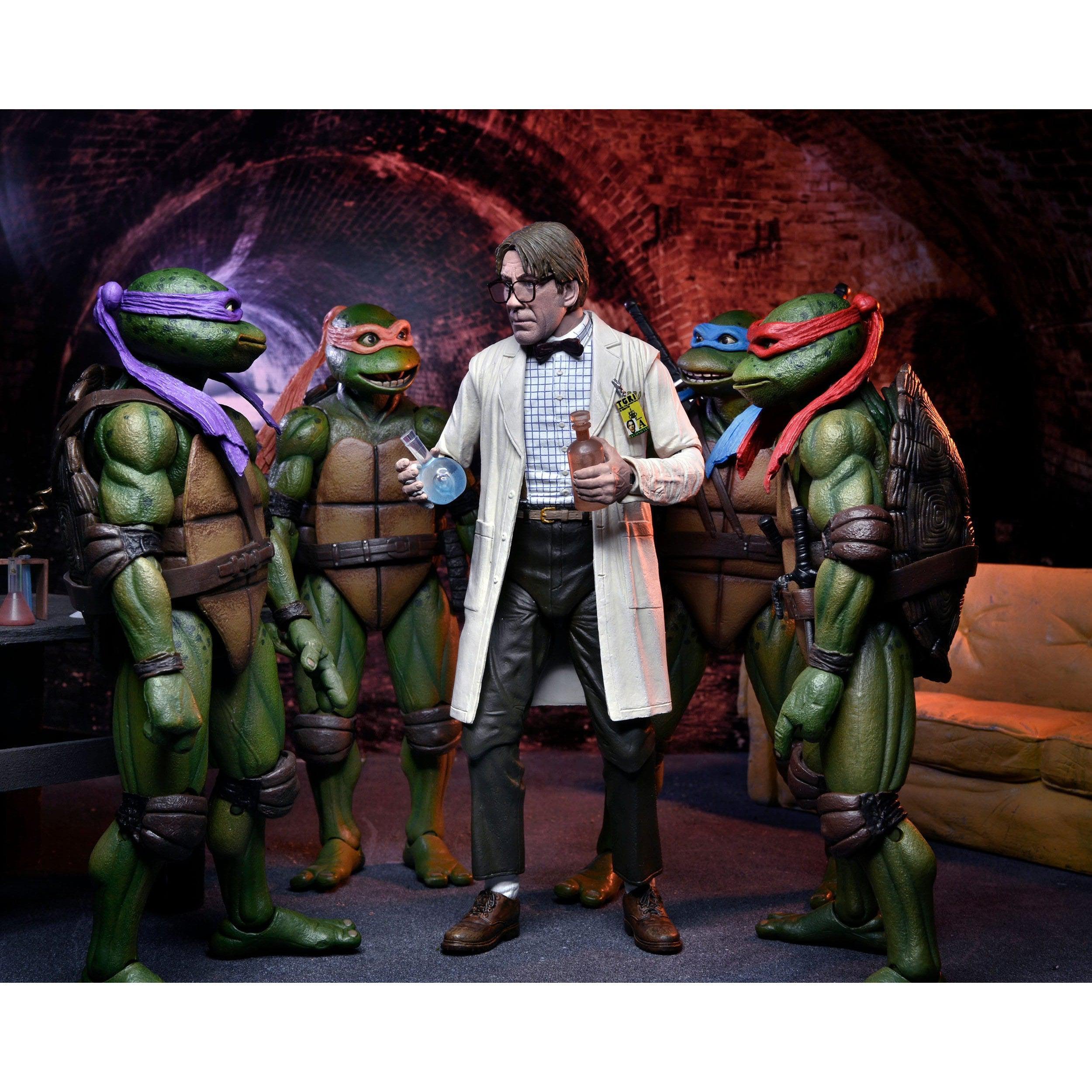 TMNT 2: Secret of the Ooze - Lab Coat and Hazmat Suit Professor Perry 2-Pack-Actionfiguren-NECA-Mighty Underground