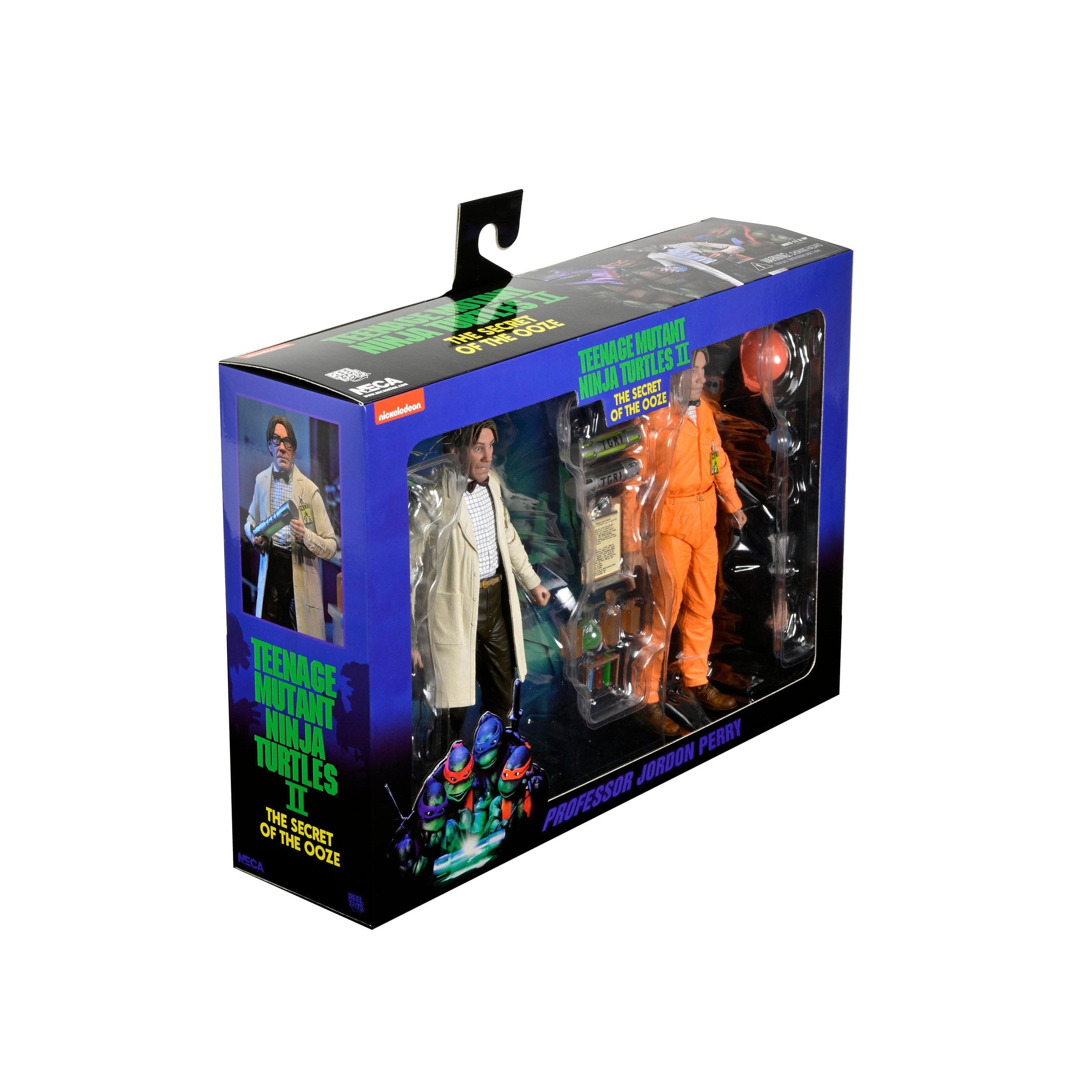 TMNT 2: Secret of the Ooze - Lab Coat and Hazmat Suit Professor Perry 2-Pack-Actionfiguren-NECA-Mighty Underground