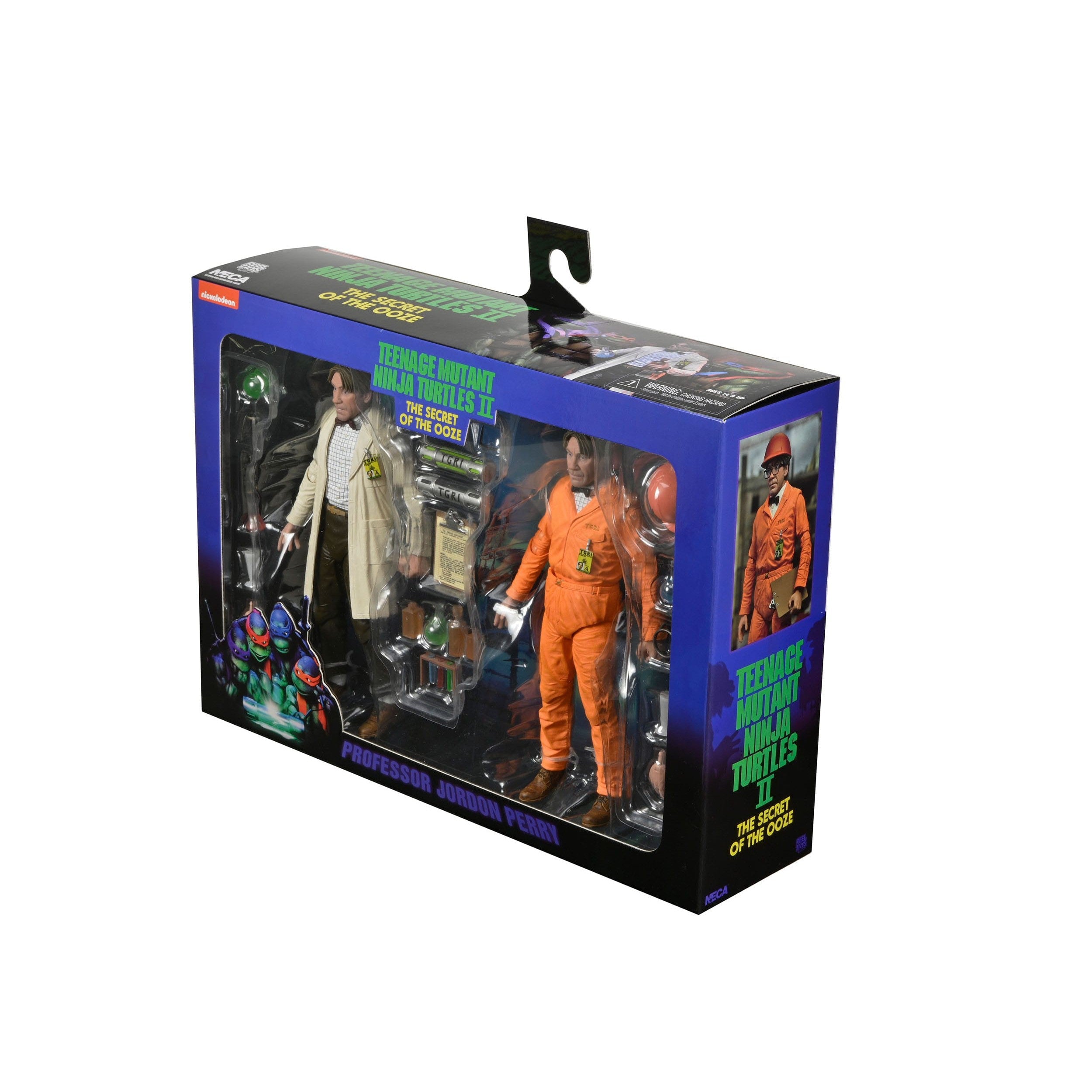 TMNT 2: Secret of the Ooze - Lab Coat and Hazmat Suit Professor Perry 2-Pack-Actionfiguren-NECA-Mighty Underground