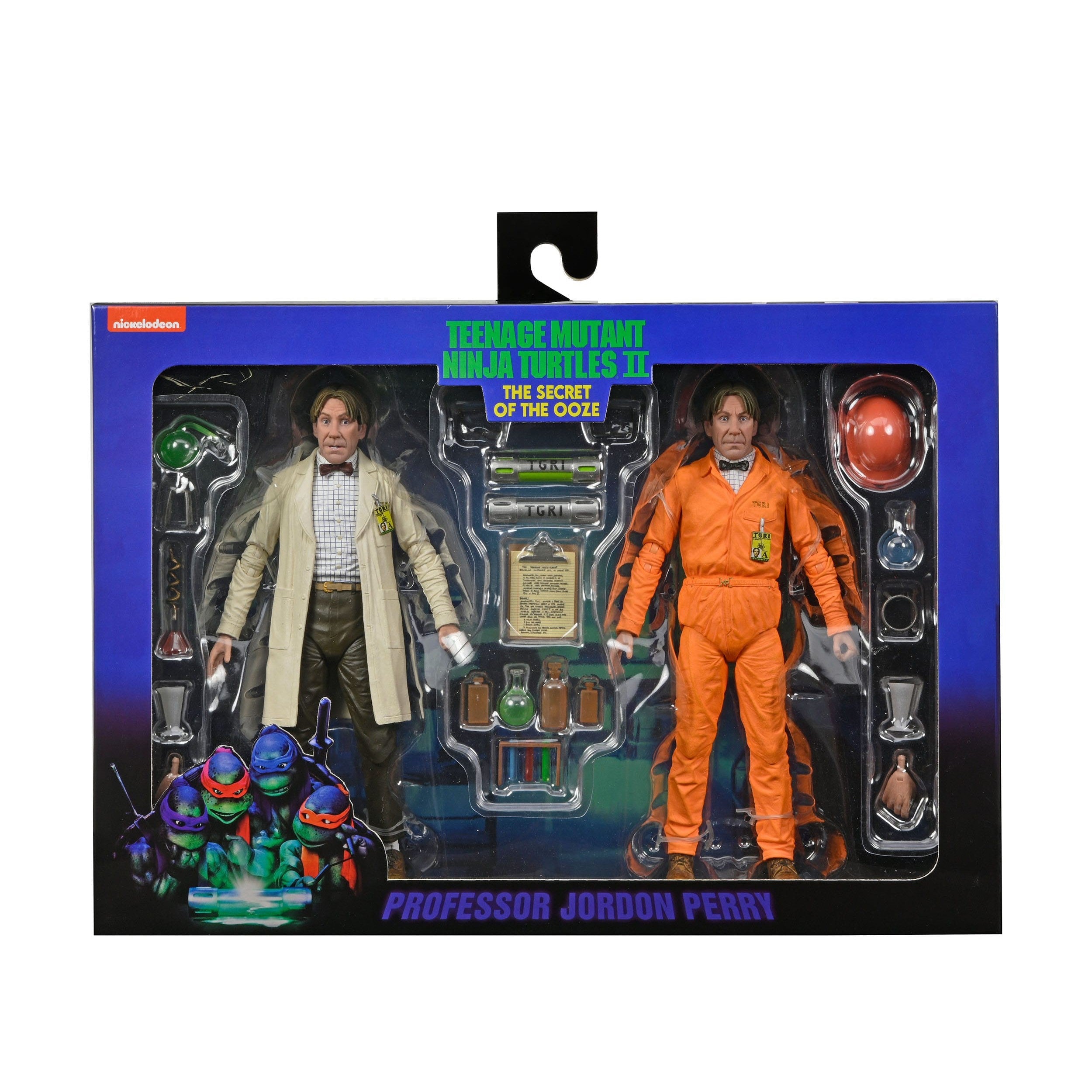 TMNT 2: Secret of the Ooze - Lab Coat and Hazmat Suit Professor Perry 2-Pack-Actionfiguren-NECA-Mighty Underground