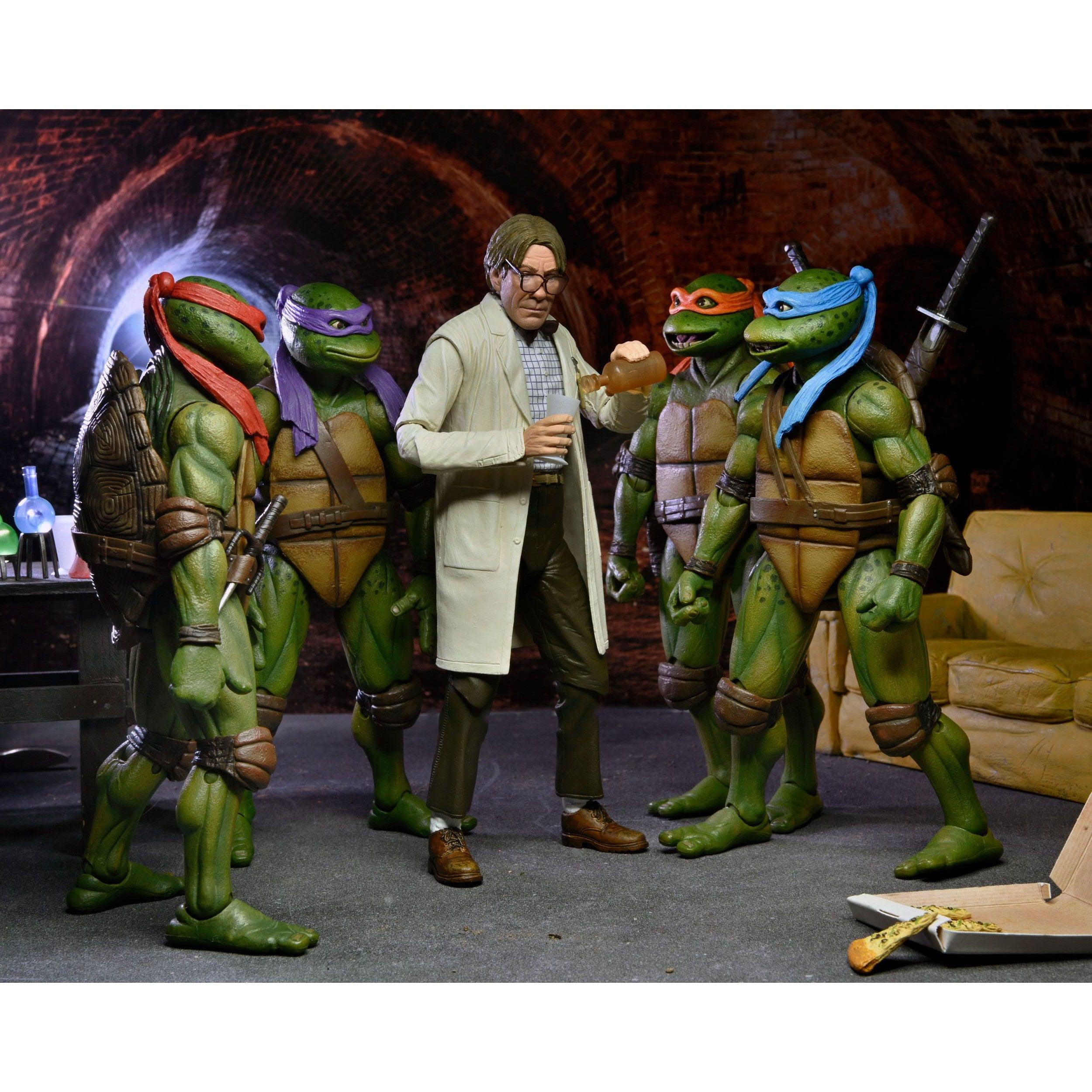 TMNT 2: Secret of the Ooze - Lab Coat and Hazmat Suit Professor Perry 2-Pack-Actionfiguren-NECA-Mighty Underground