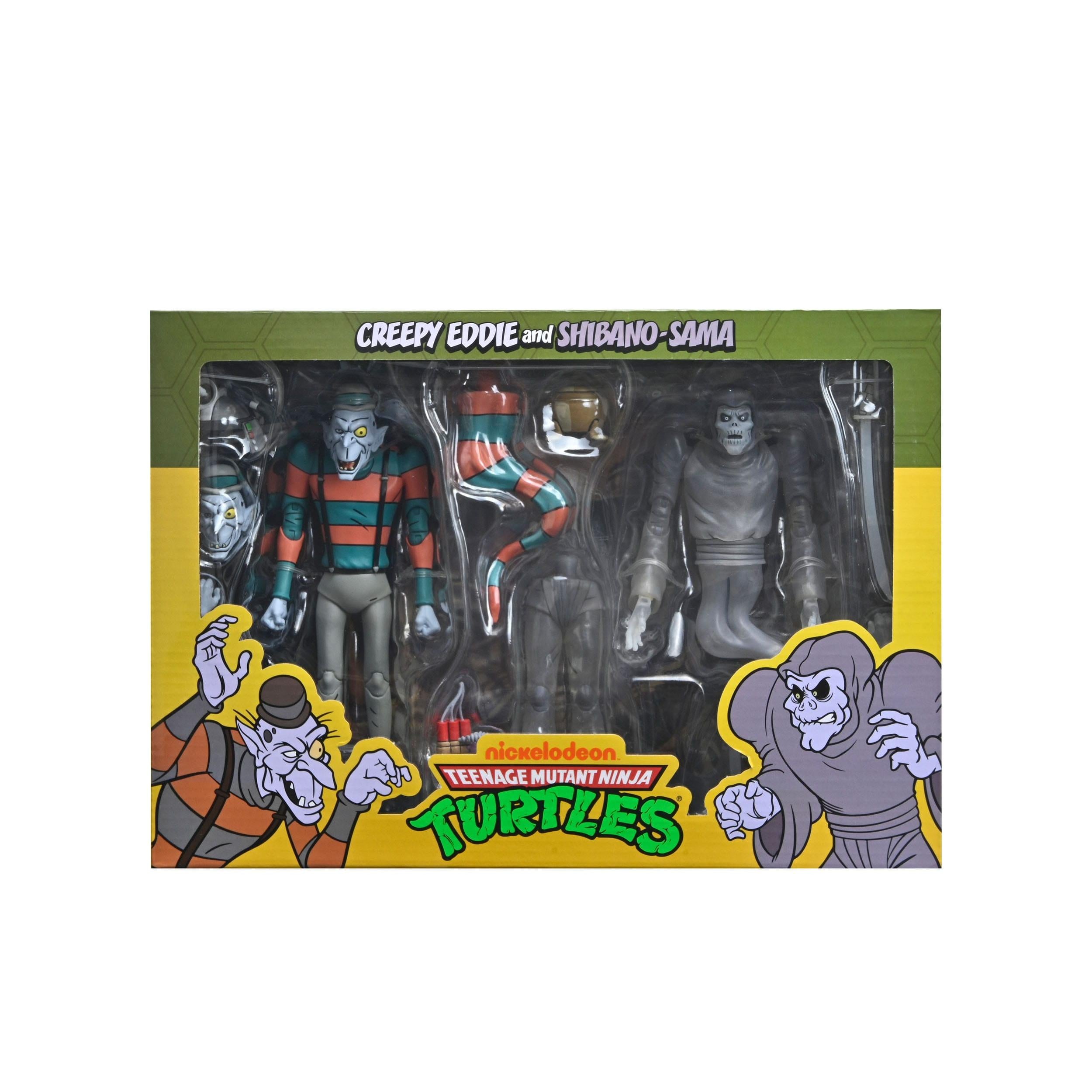 TMNT (Cartoon): Creepy Eddie & Shibano-Sama (Saturday Morning Adventures) - 2-Pack-Actionfiguren-NECA-Mighty Underground