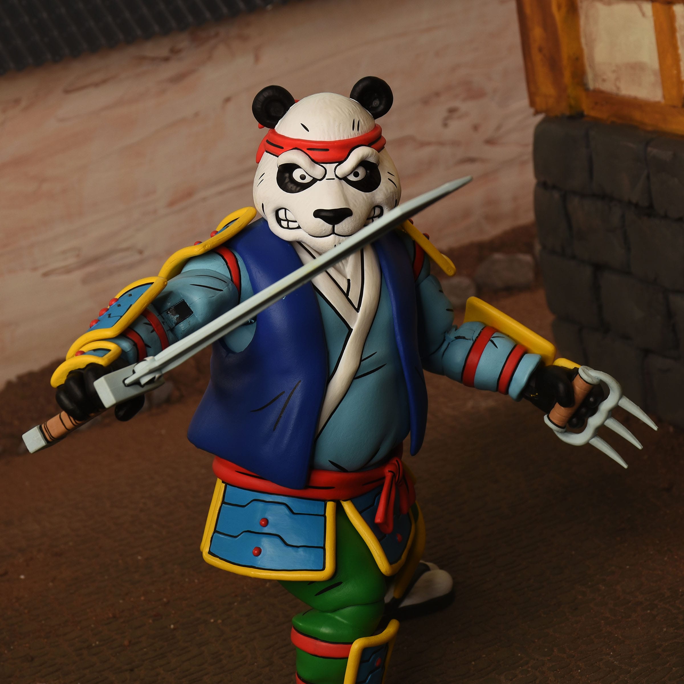 TMNT (Cartoon): Panda Khan-Actionfiguren-NECA-Mighty Underground
