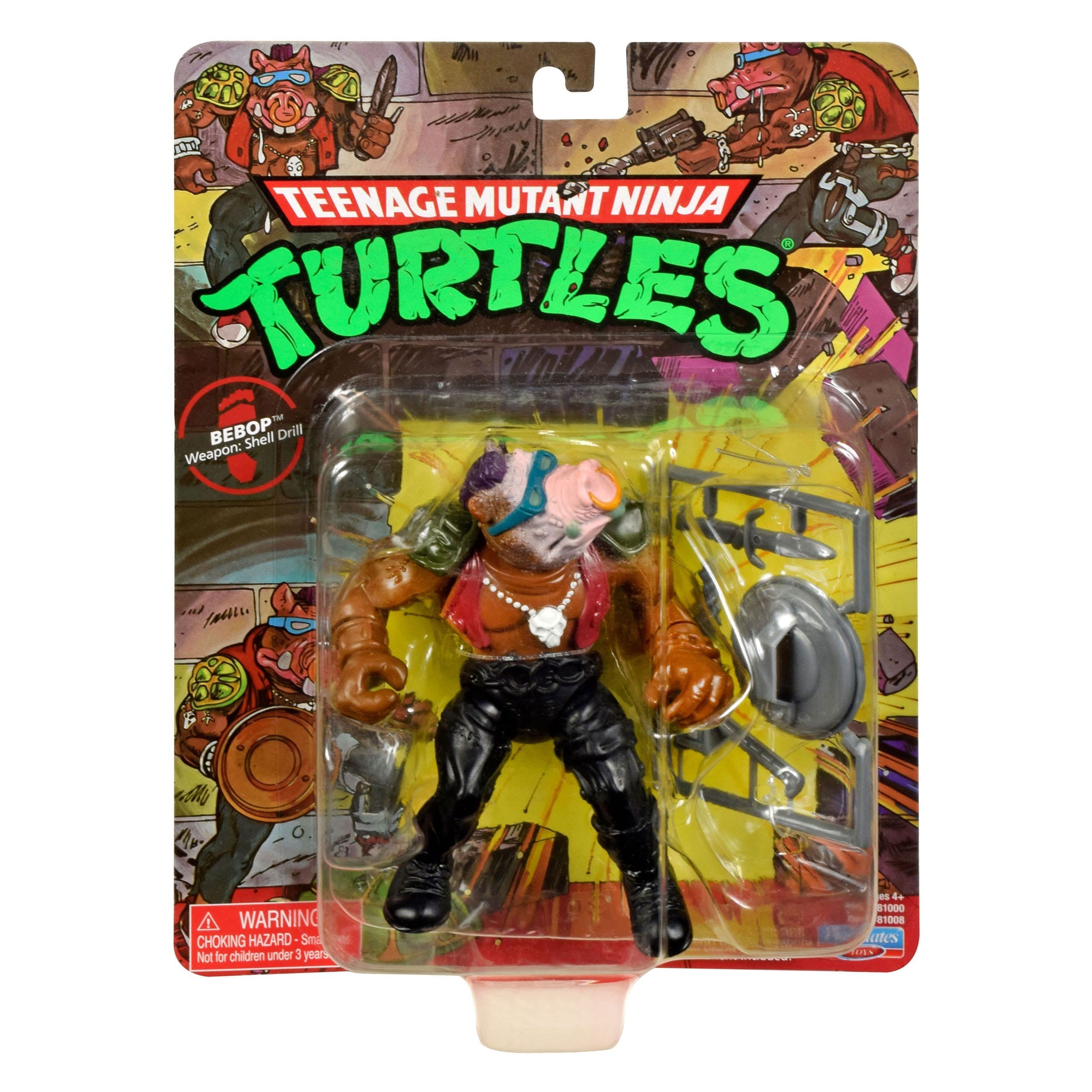 TMNT: Classic Bebop-Actionfiguren-Playmates Toys-Mighty Underground