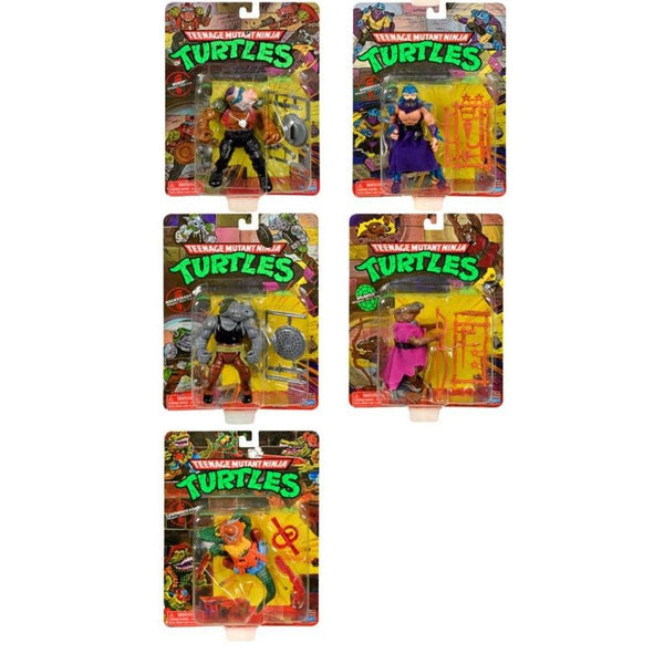TMNT: Classic Mutant 5-Set-Actionfiguren-Playmates Toys-Mighty Underground