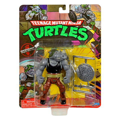 TMNT: Classic Rocksteady-Actionfiguren-Playmates Toys-Mighty Underground