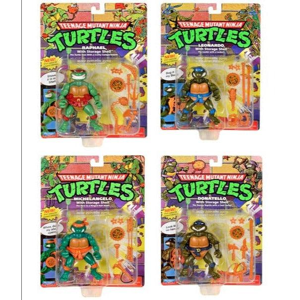 TMNT: Classic Turtles 4-Set-Actionfiguren-Playmates Toys-Mighty Underground