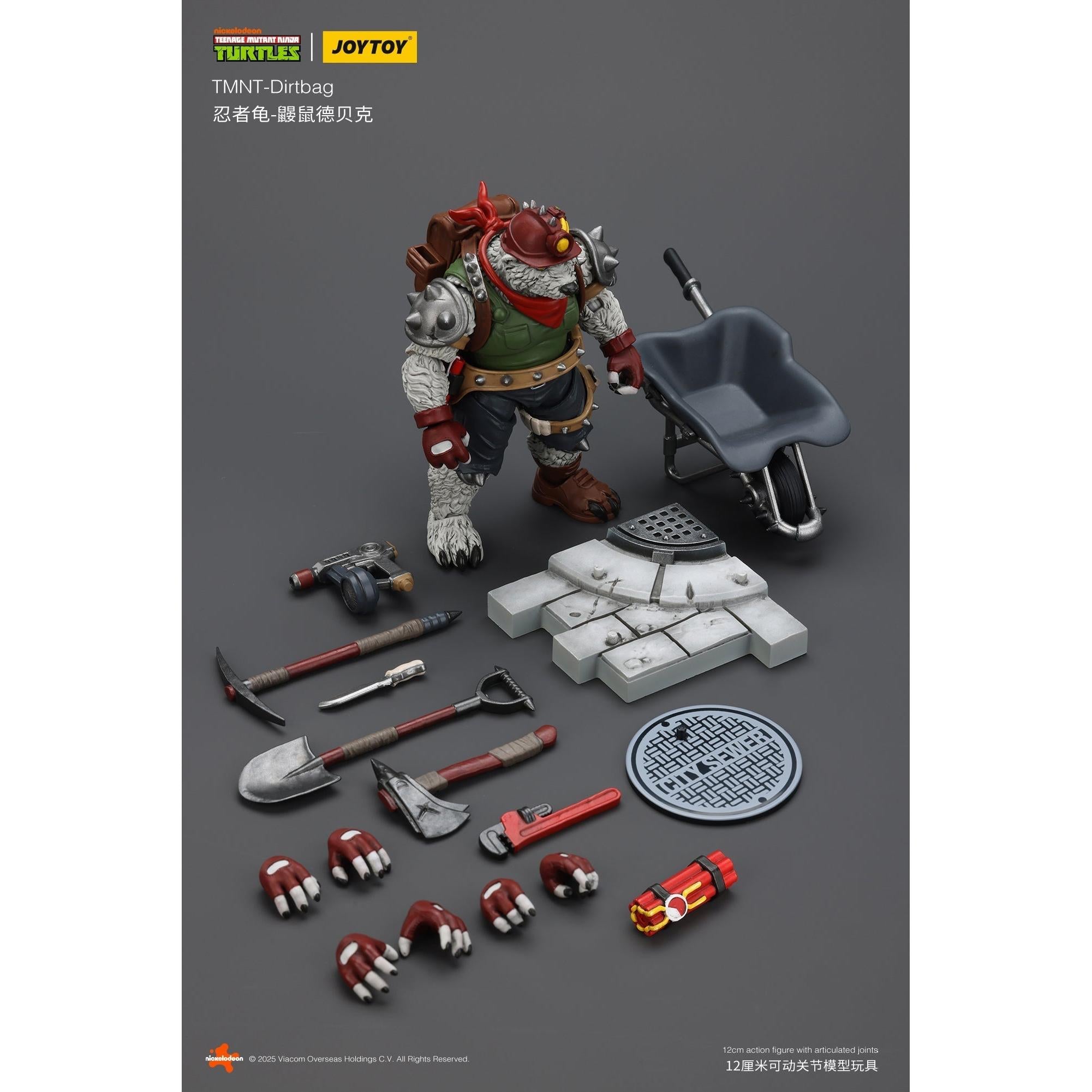 TMNT: Dirtbag - 1/18-Actionfiguren-JoyToy-Mighty Underground