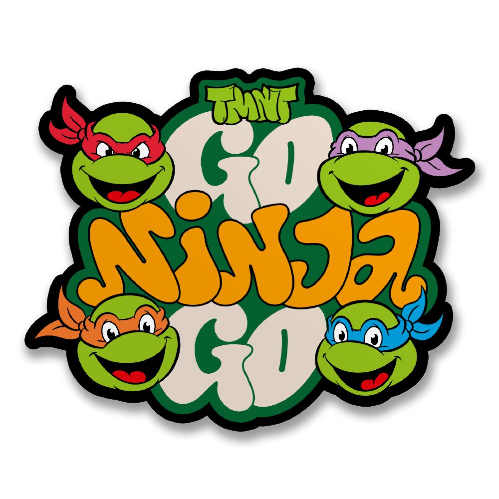 TMNT: Go Ninja Go - Sticker-Sticker-Mighty Underground-Mighty Underground