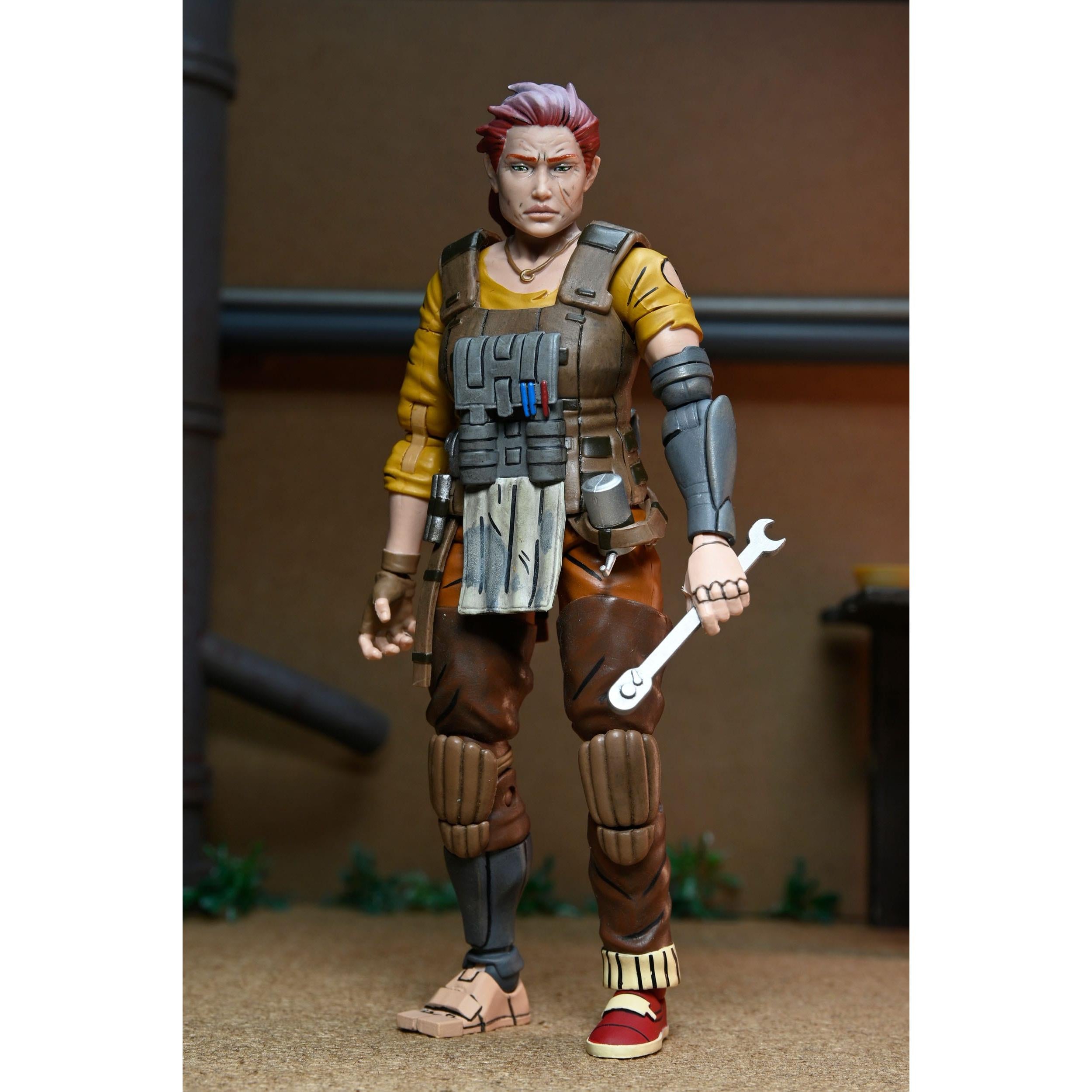 TMNT: Grammy April with Baby Yi & Moja (The Last Ronin)-Actionfiguren-NECA-Mighty Underground