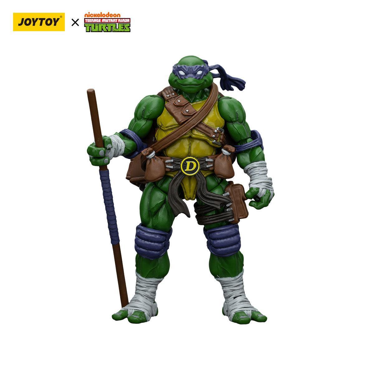 TMNT: Leonardo, Michelangelo, Donatello, Raphael - 4er Bundle - 1/18-Actionfiguren-JoyToy-Mighty Underground