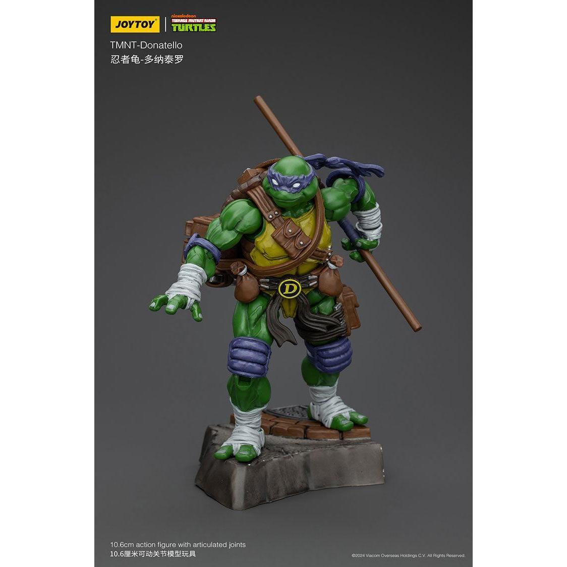 TMNT: Leonardo, Michelangelo, Donatello, Raphael - 4er Bundle - 1/18-Actionfiguren-JoyToy-Mighty Underground