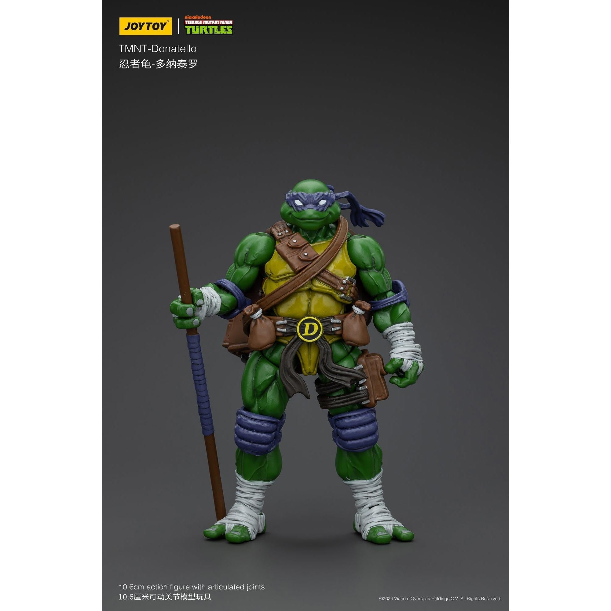 TMNT: Leonardo, Michelangelo, Donatello, Raphael - 4er Bundle - 1/18-Actionfiguren-JoyToy-Mighty Underground