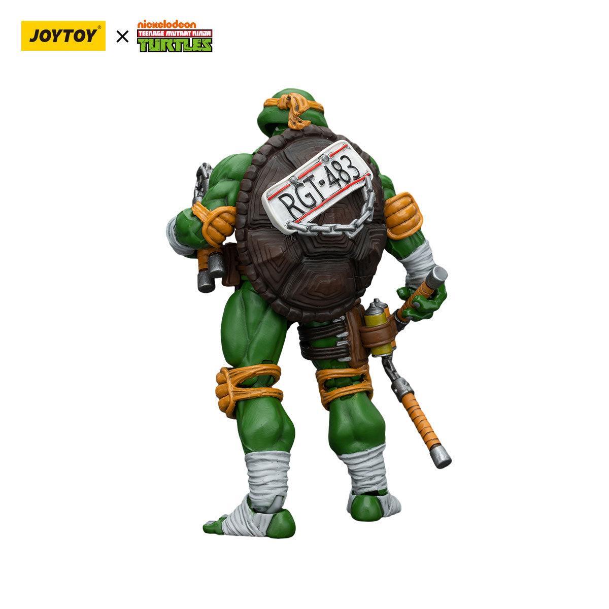 TMNT: Leonardo, Michelangelo, Donatello, Raphael - 4er Bundle - 1/18-Actionfiguren-JoyToy-Mighty Underground