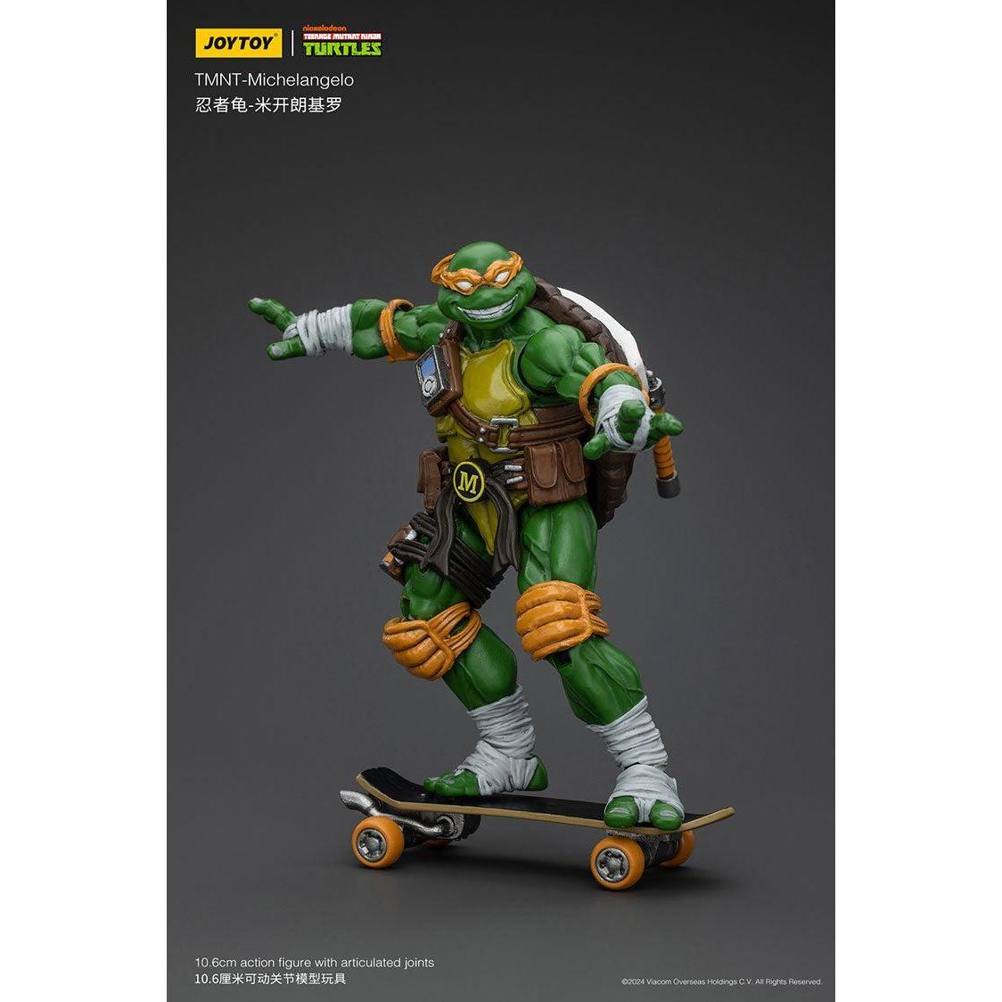 TMNT: Leonardo, Michelangelo, Donatello, Raphael - 4er Bundle - 1/18-Actionfiguren-JoyToy-Mighty Underground