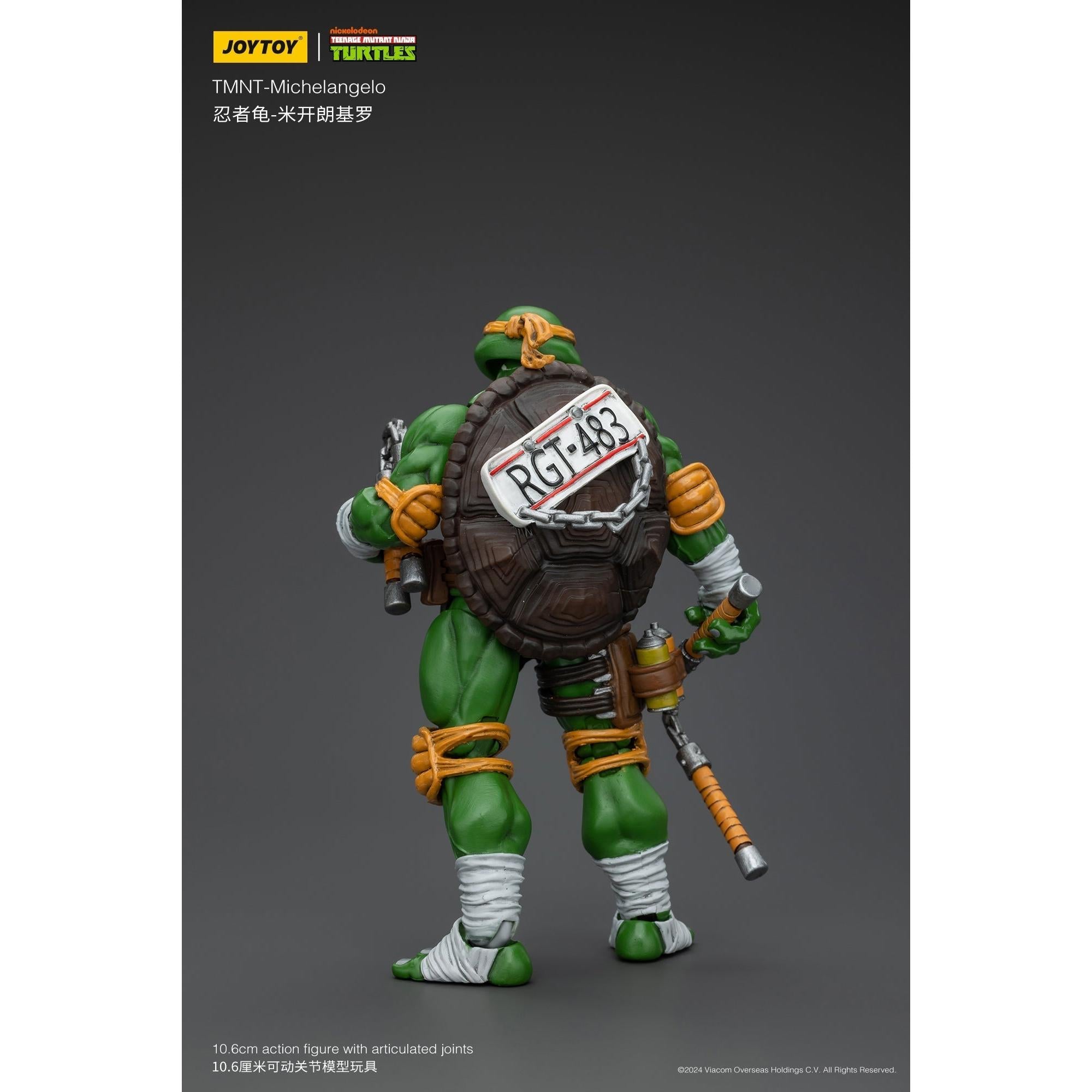 TMNT: Leonardo, Michelangelo, Donatello, Raphael - 4er Bundle - 1/18-Actionfiguren-JoyToy-Mighty Underground
