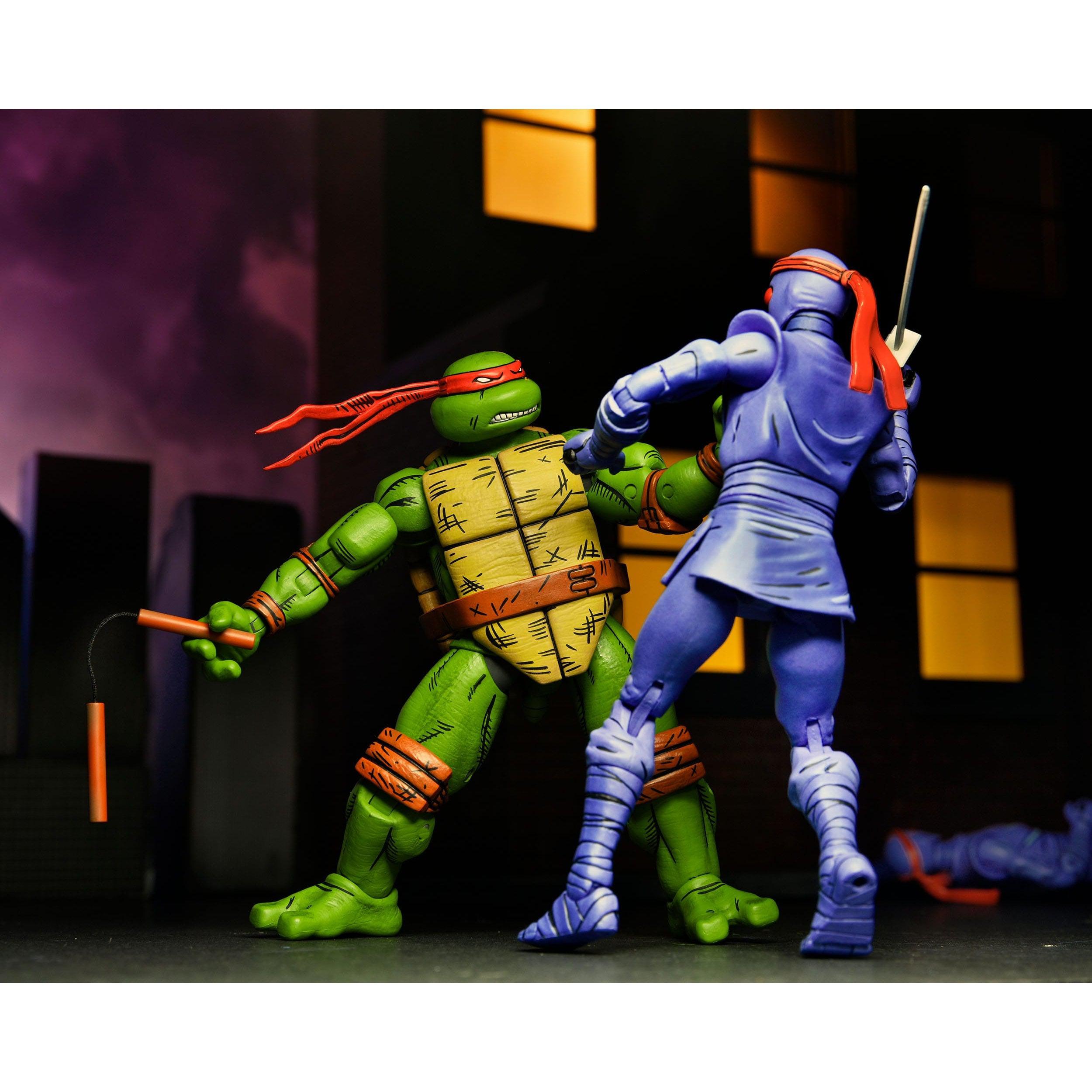 TMNT: Leonardo, Raphael, Michelangelo, & Donatello 4-Pack (Mirage Comics)-Actionfiguren-NECA-Mighty Underground