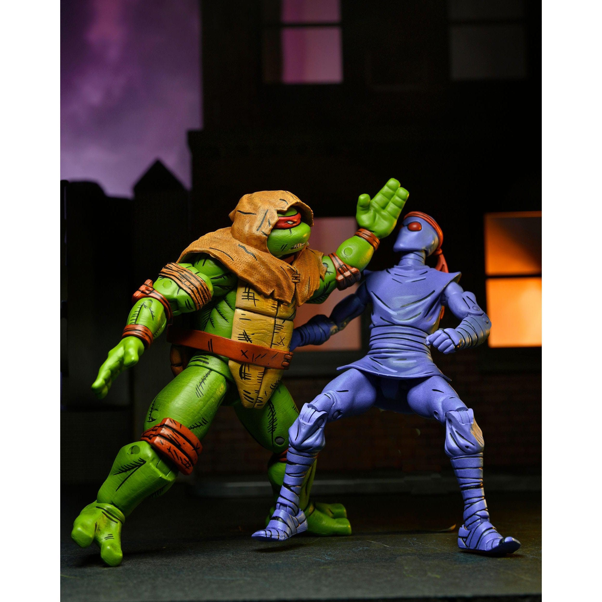 TMNT: Leonardo, Raphael, Michelangelo, & Donatello 4-Pack (Mirage Comics)-Actionfiguren-NECA-Mighty Underground