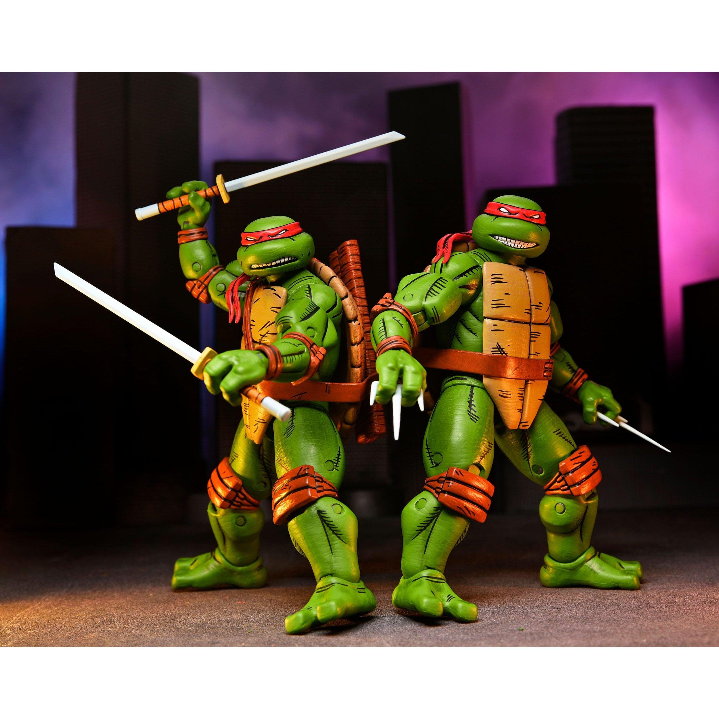 TMNT: Leonardo, Raphael, Michelangelo, & Donatello 4-Pack (Mirage Comics)-Actionfiguren-NECA-Mighty Underground