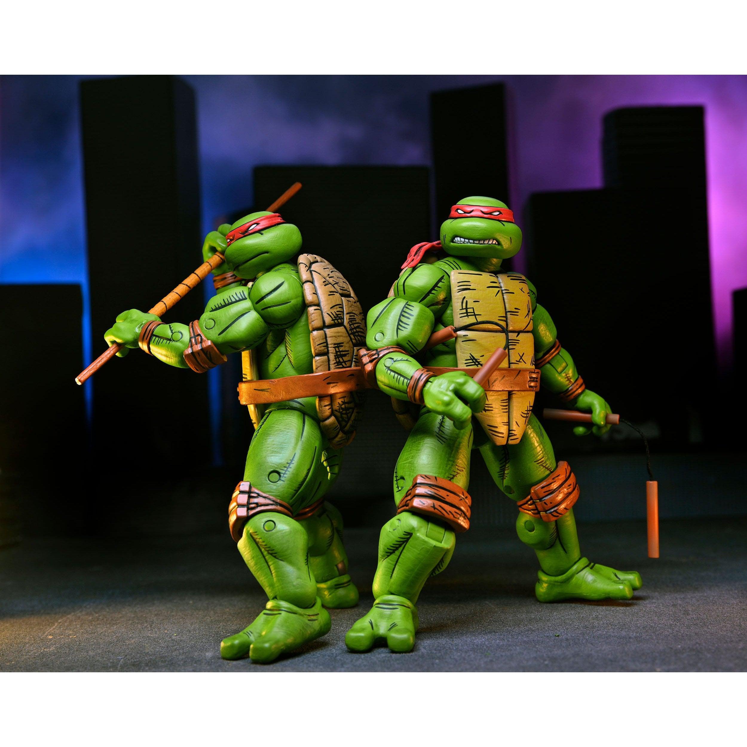 TMNT: Leonardo, Raphael, Michelangelo, & Donatello 4-Pack (Mirage Comics)-Actionfiguren-NECA-Mighty Underground