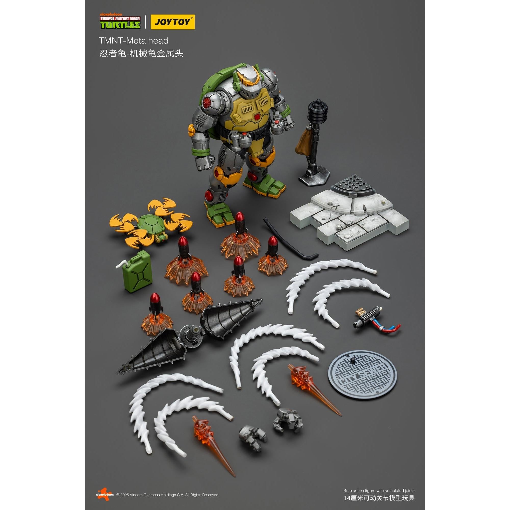 TMNT: Metalhead - 1/18-Actionfiguren-JoyToy-Mighty Underground