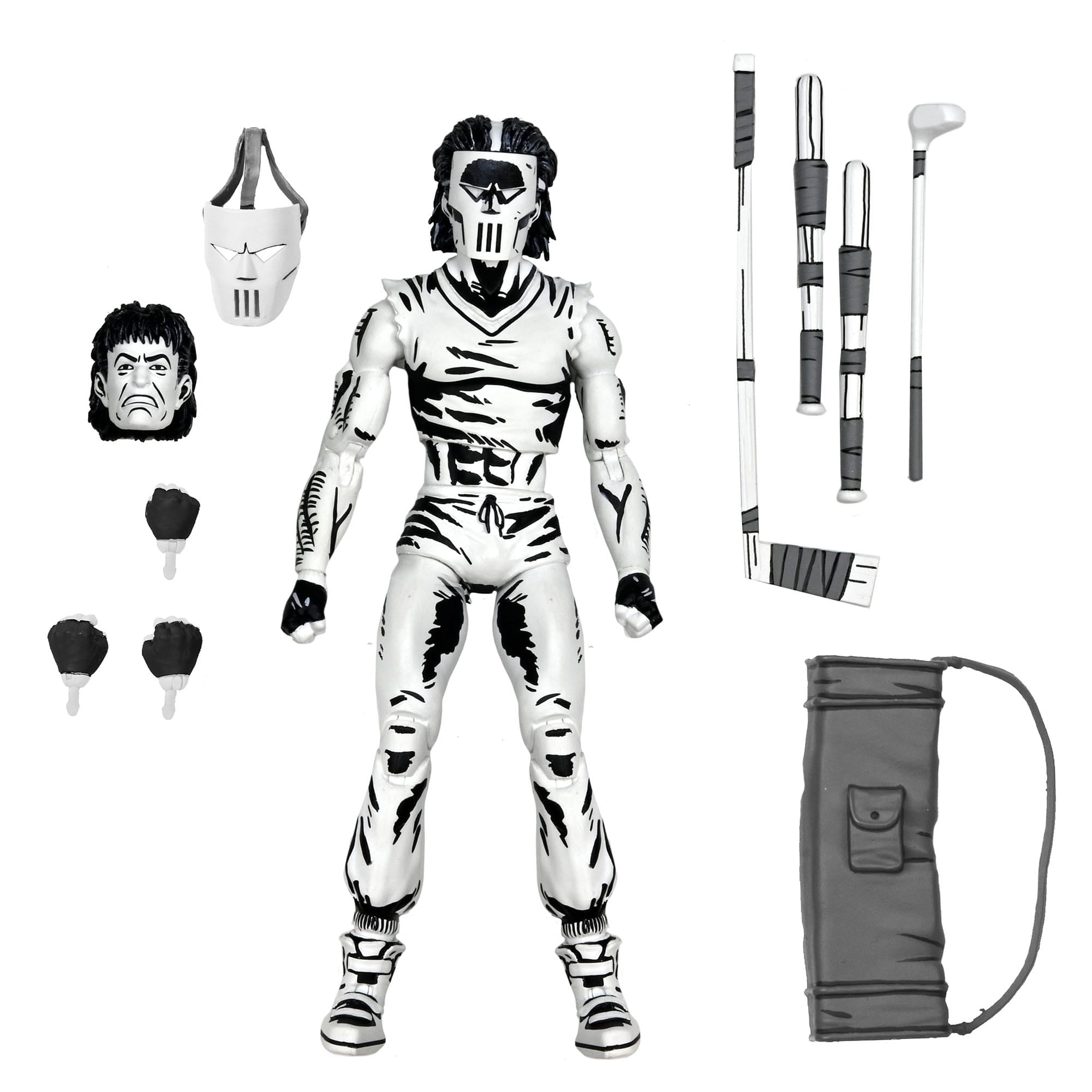 TMNT (Mirage): Casey Jones (Black & White)-Actionfiguren-NECA-Mighty Underground