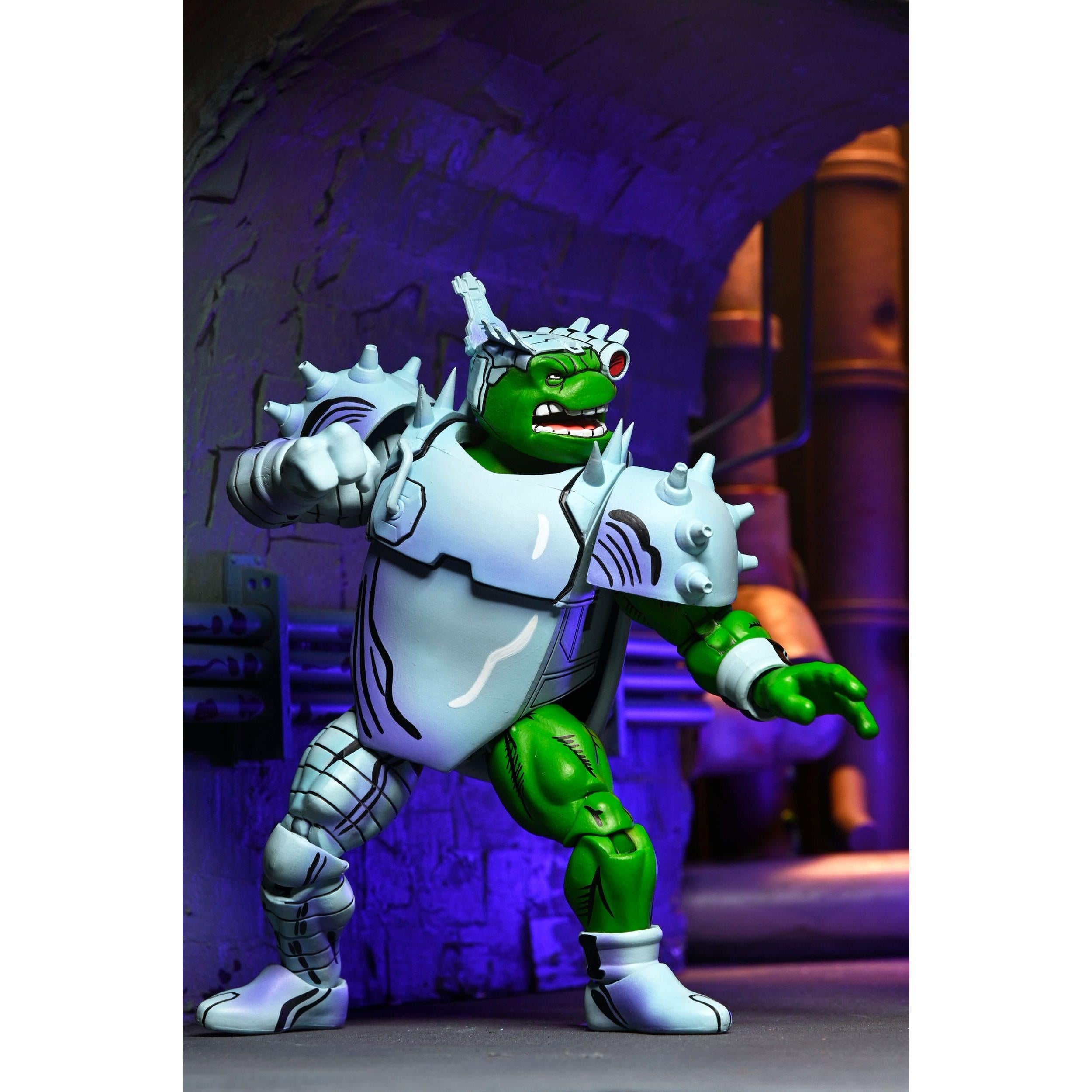 TMNT (Mirage): Cyborg Donatello-Actionfiguren-NECA-Mighty Underground