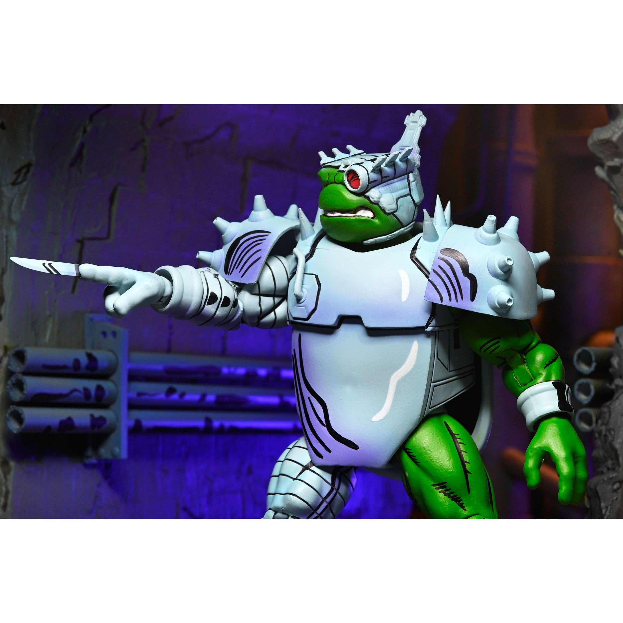 TMNT (Mirage): Cyborg Donatello-Actionfiguren-NECA-Mighty Underground