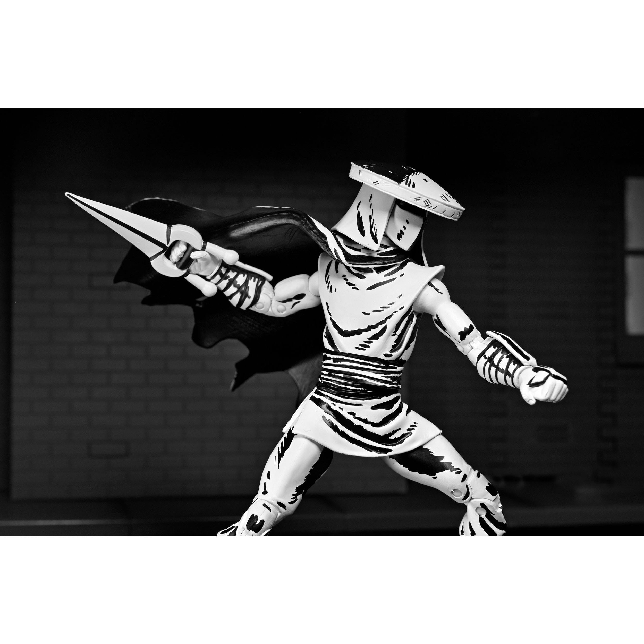 TMNT (Mirage): Elite Foot Ninja Guard (Black & White)-Actionfiguren-NECA-Mighty Underground